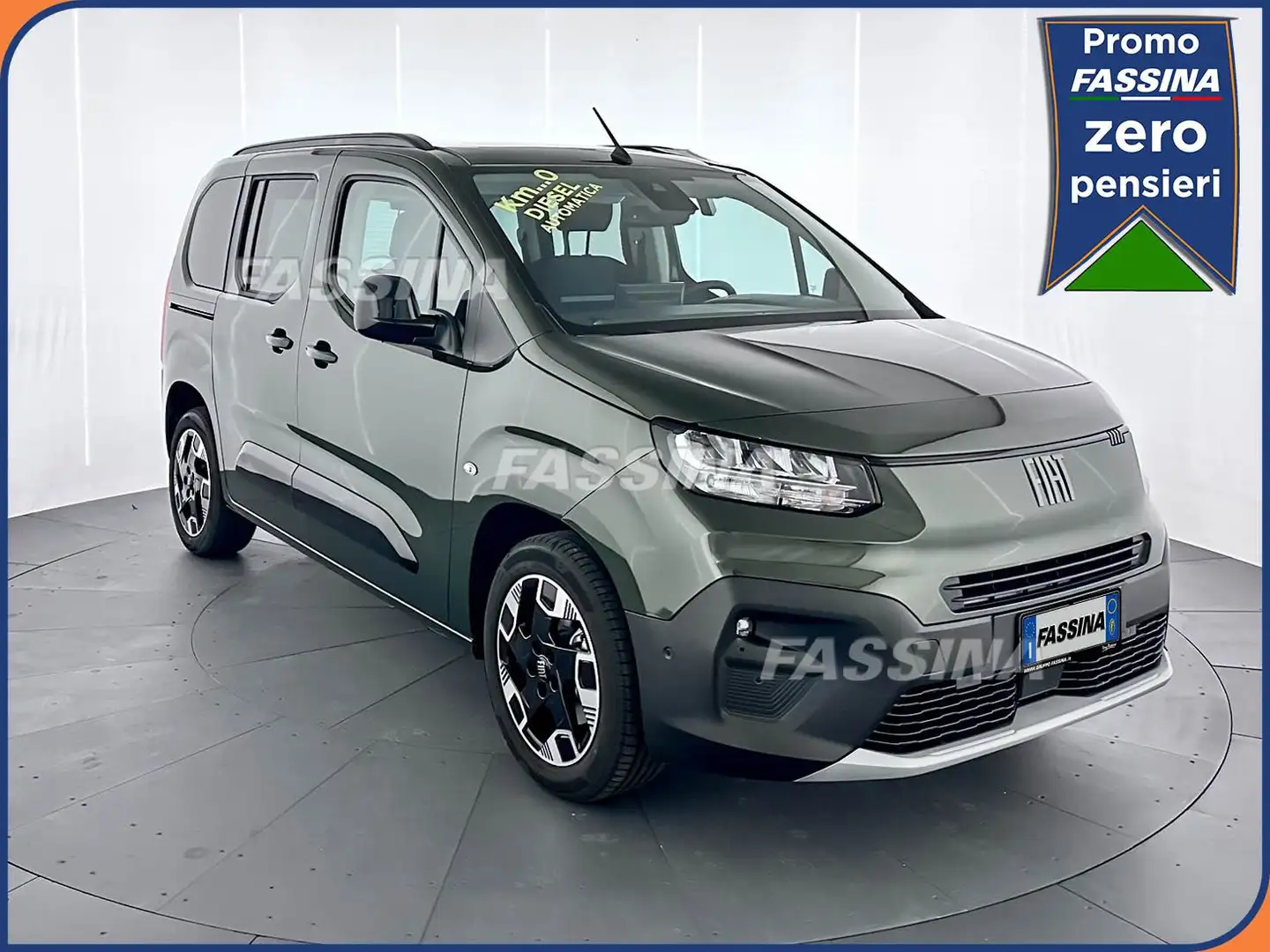 Fiat Doblo Doblò 1.5 BlueHdi 130 CV AT8 PC Verde - 1