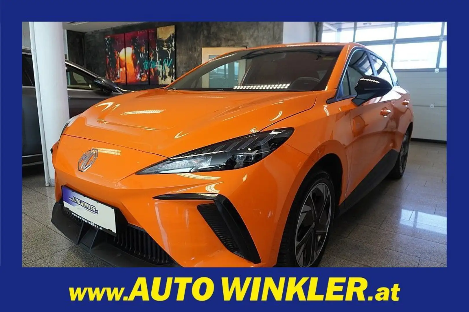 MG MG4 EV 64 kWh ACC/LED/Virtual Portocaliu - 1