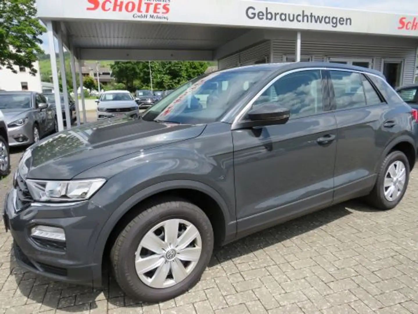 Volkswagen T-Roc Lane-Assist, Klima, Telefon usw Grau - 1