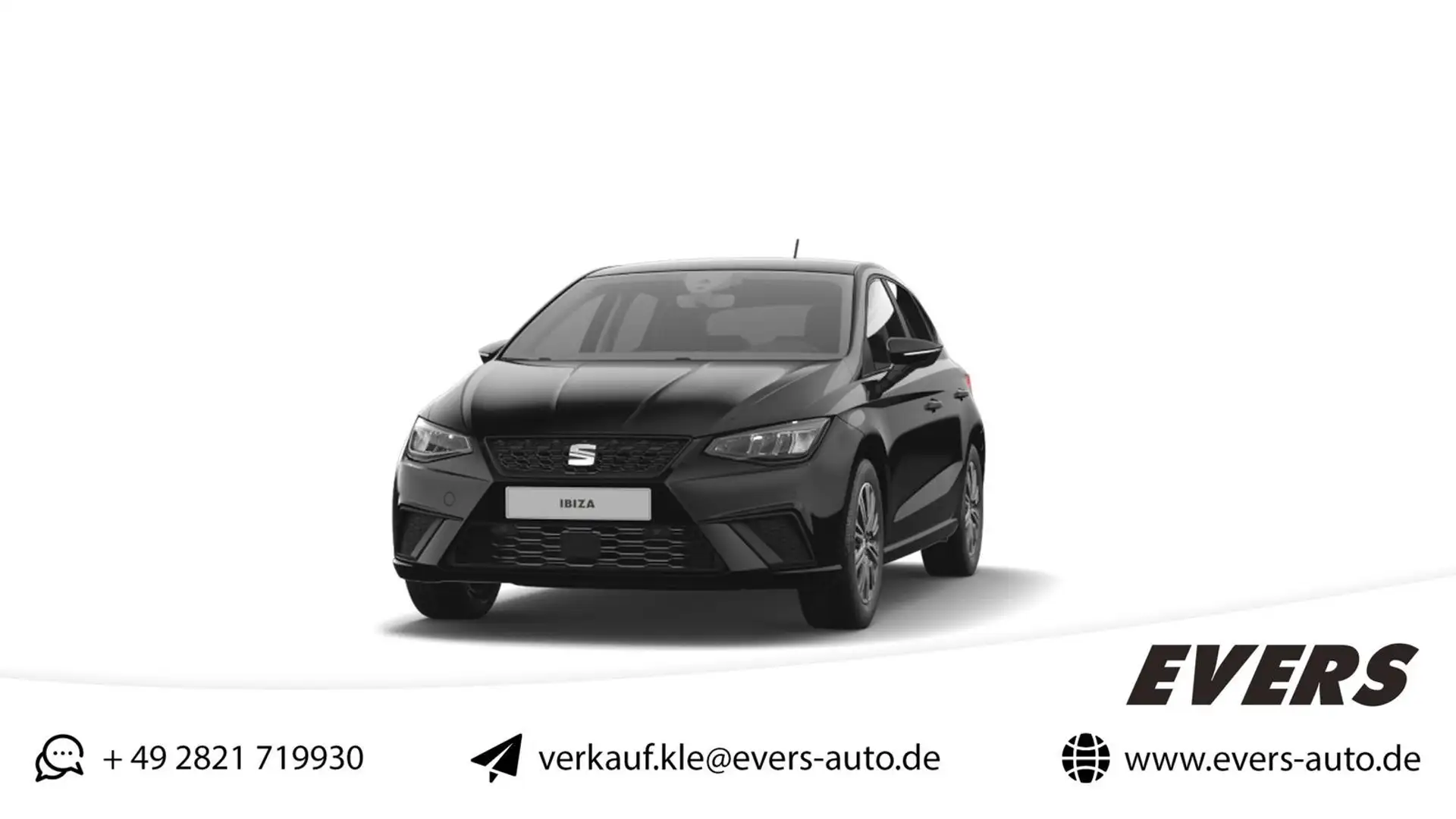 SEAT Ibiza 1.0 TSI Road Ed. NAVI KAMERA SITZHEIZ. LED Schwarz - 1