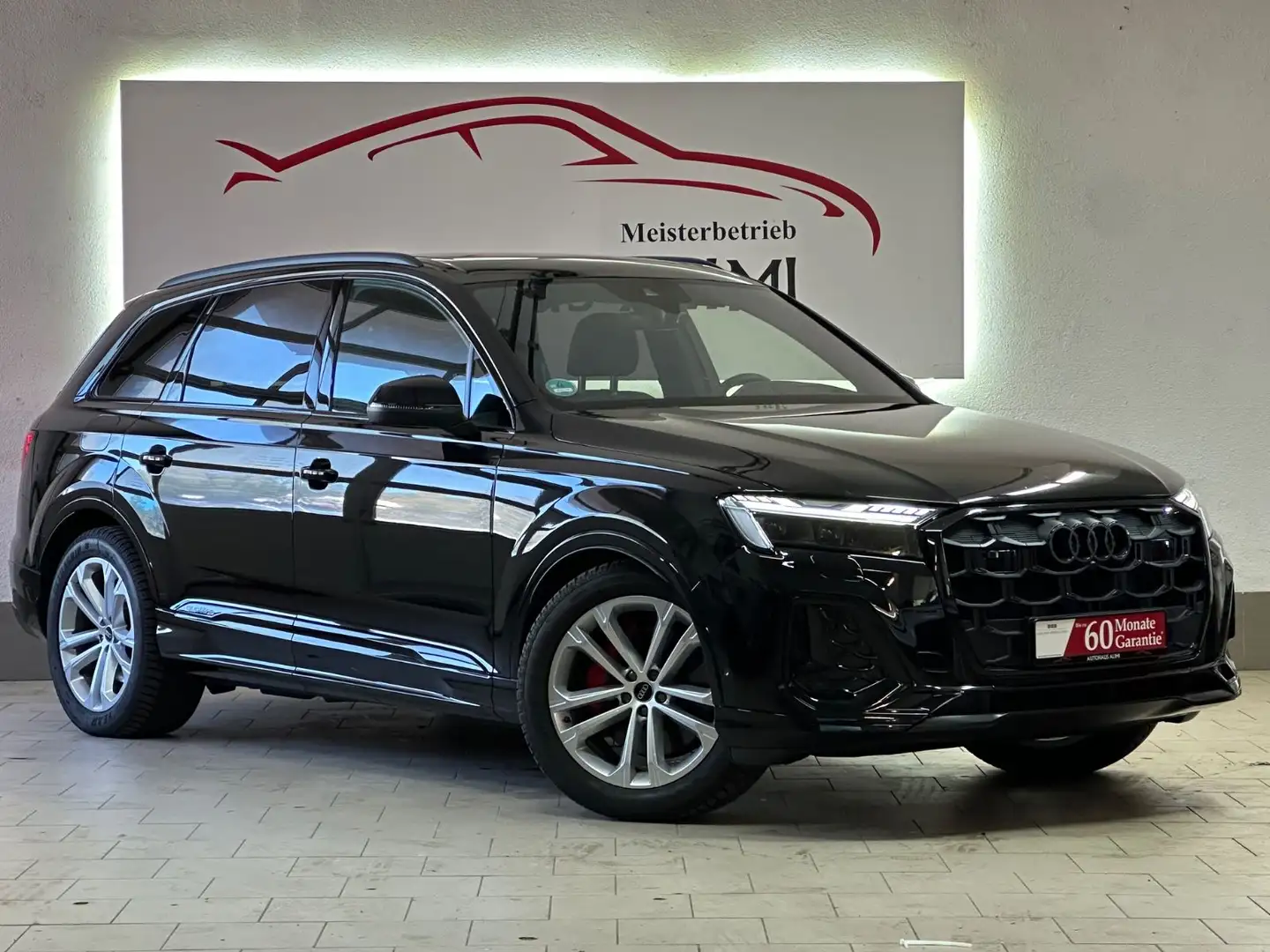 Audi Q7 50 TDI quattro S line HUD+AHK+5J.Garantie+7Si Schwarz - 1