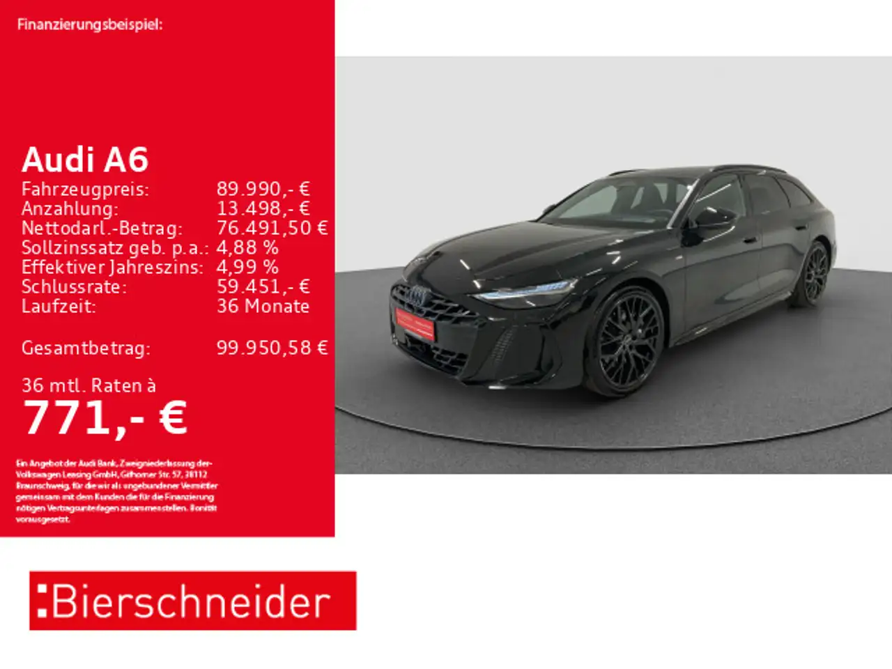 Audi A6 Av TDI quattro edition one 21 AHK ALLRL B&O H