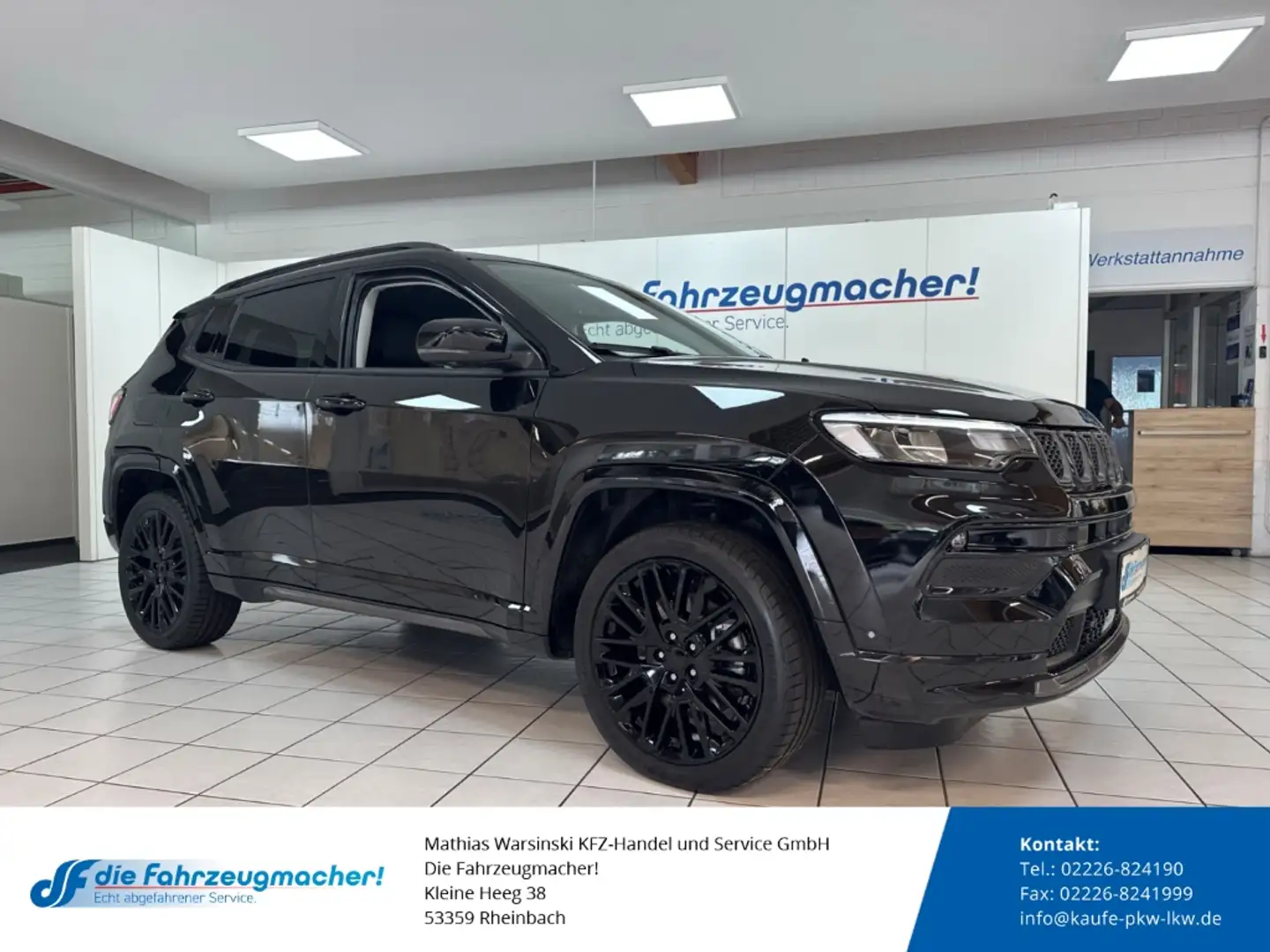 Jeep Compass S Plug-In Hybrid 4WD 1.3 EU6d Navi Soundsystem 360 Nero - 1