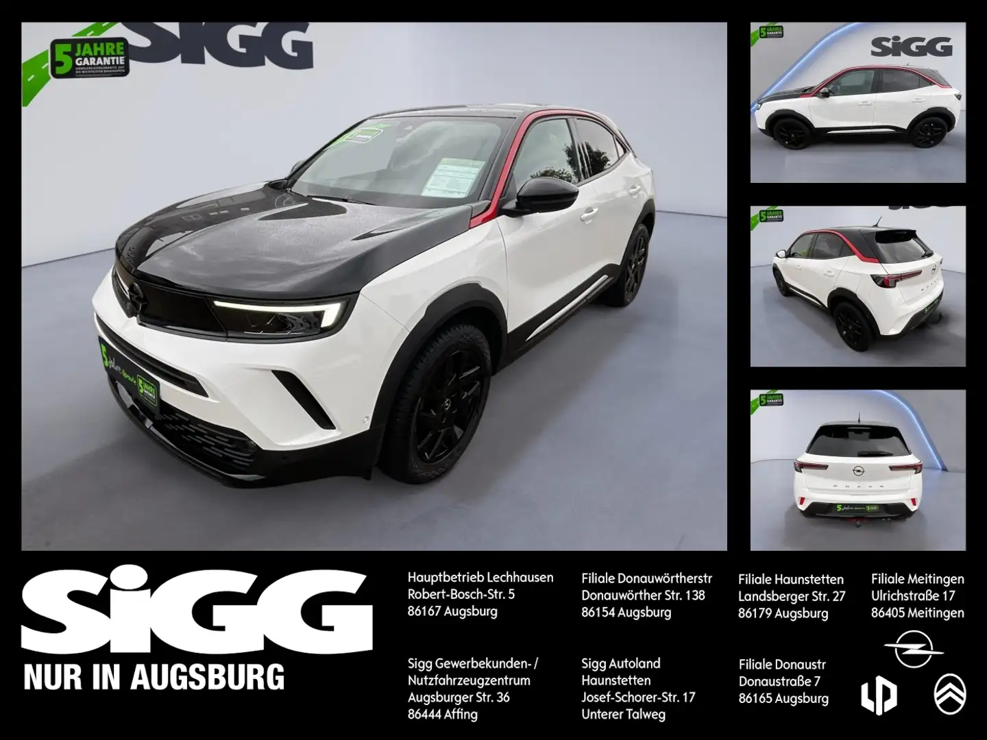 Opel Mokka 1.2 Turbo GS Line DynLicht Fernlichtass. Weiß - 1