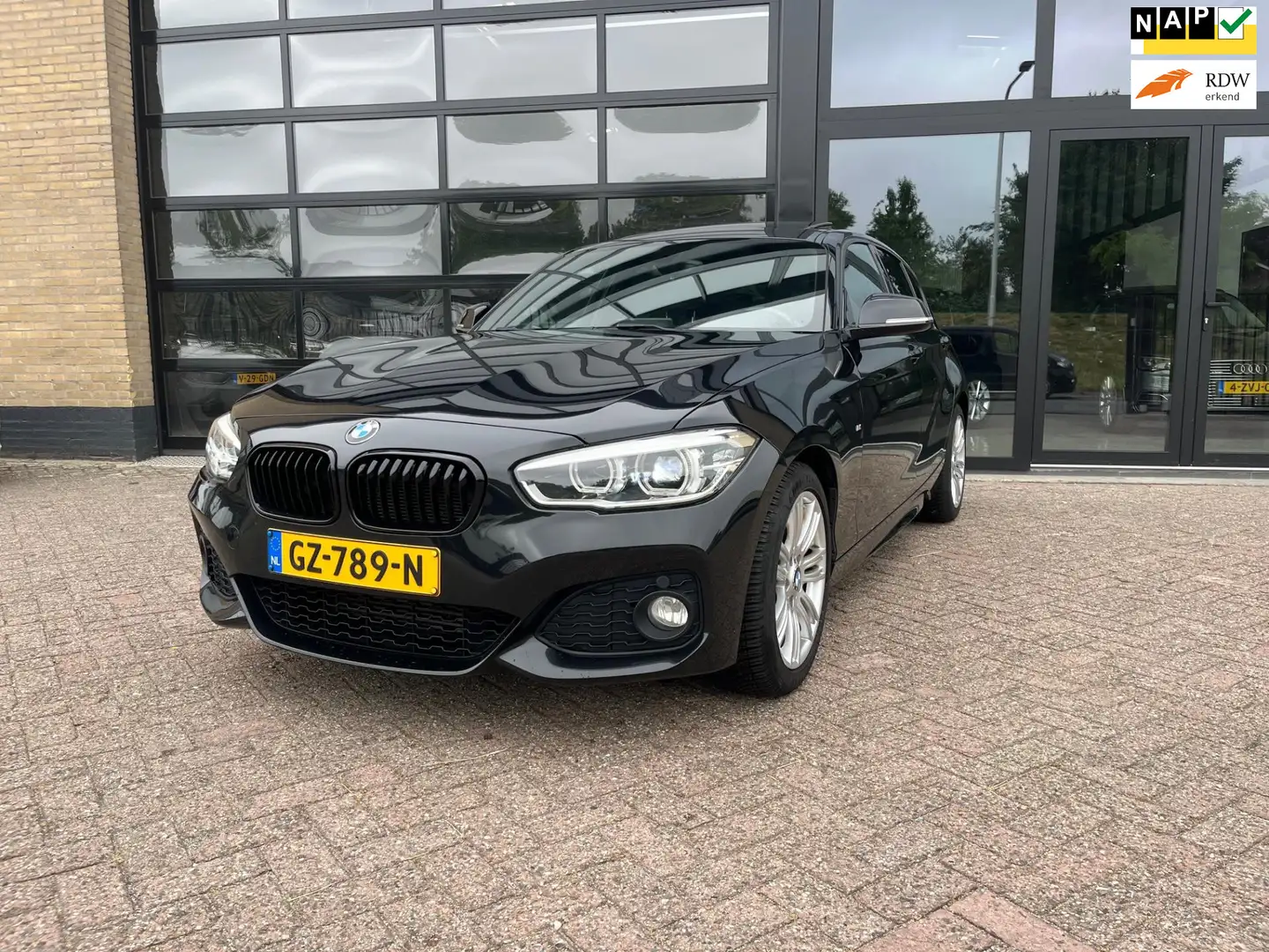 BMW 120 1-serie 120i M Sport Edition, Leer, Schuifdak,Xeno Czarny - 1
