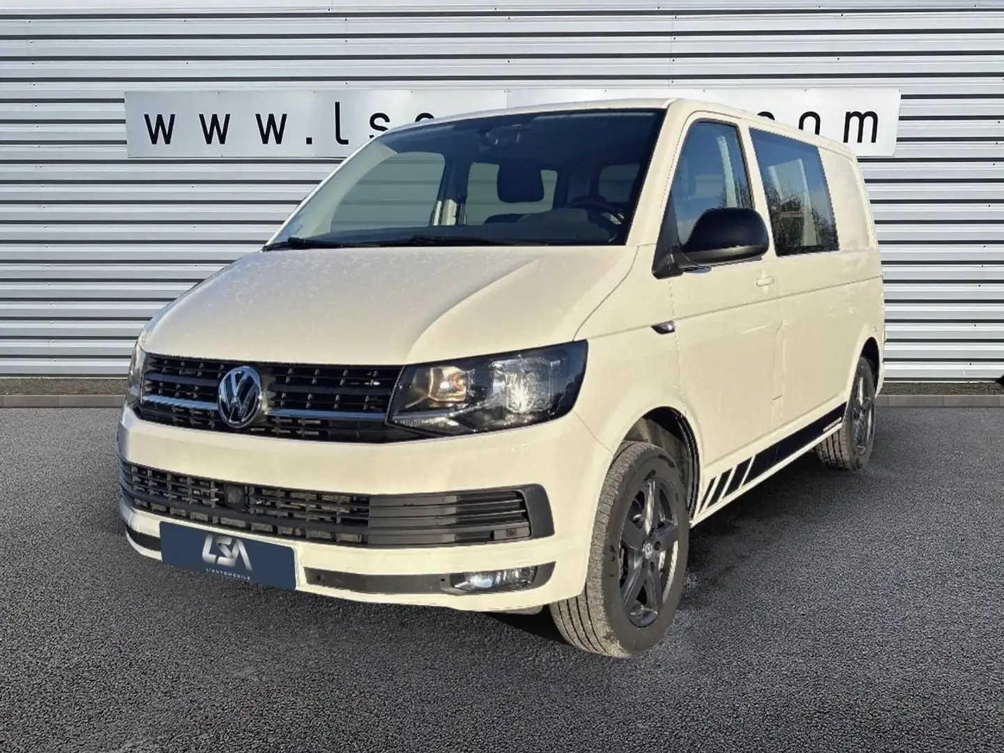 Volkswagen Transporter T6 L1 2.8T 2.0 16V TDI BlueMotion 150 DSG CABINE APPROFONDIE Blanc - 1