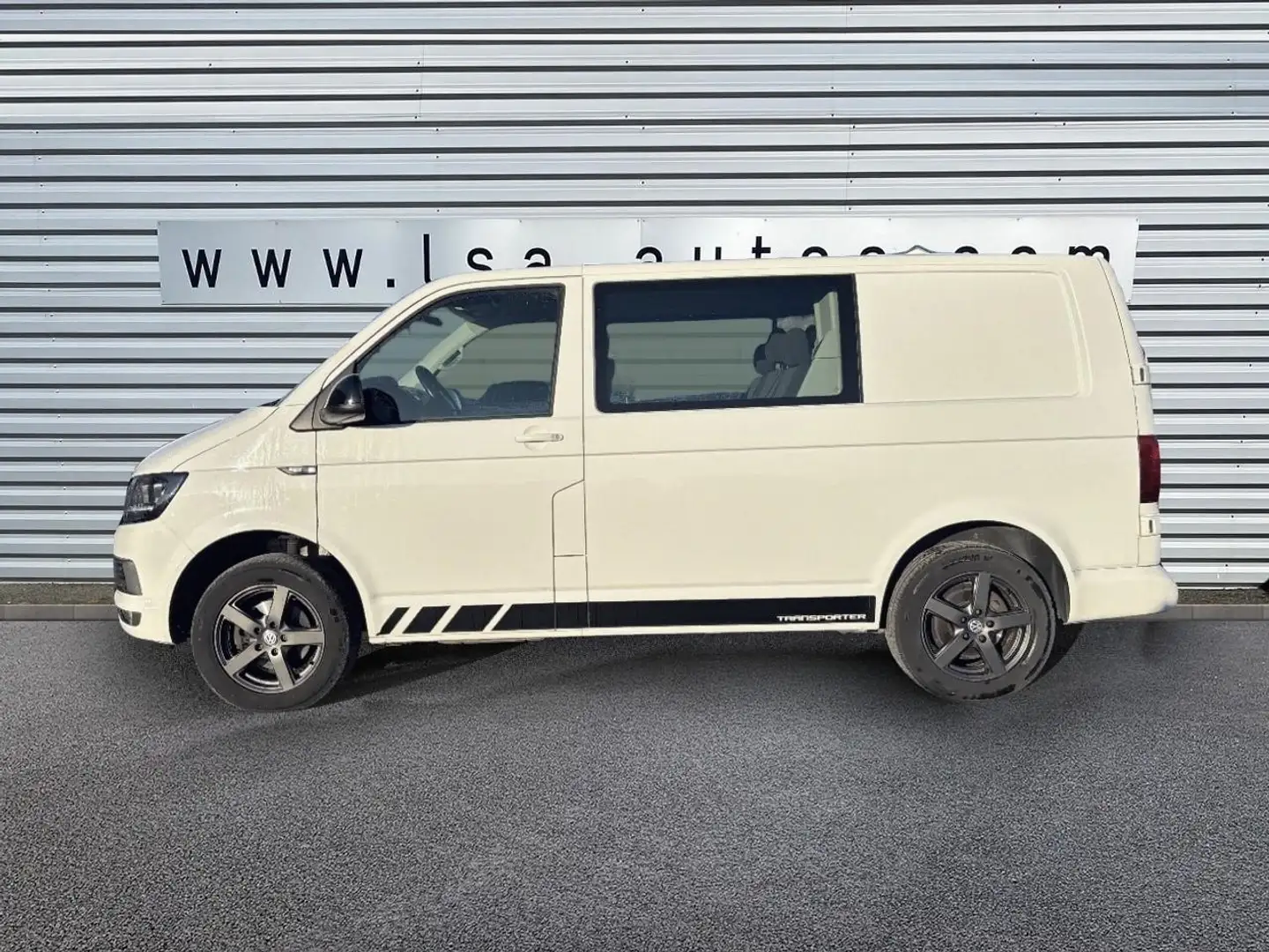 Volkswagen Transporter T6 L1 2.8T 2.0 16V TDI BlueMotion 150 DSG CABINE APPROFONDIE Blanc - 2