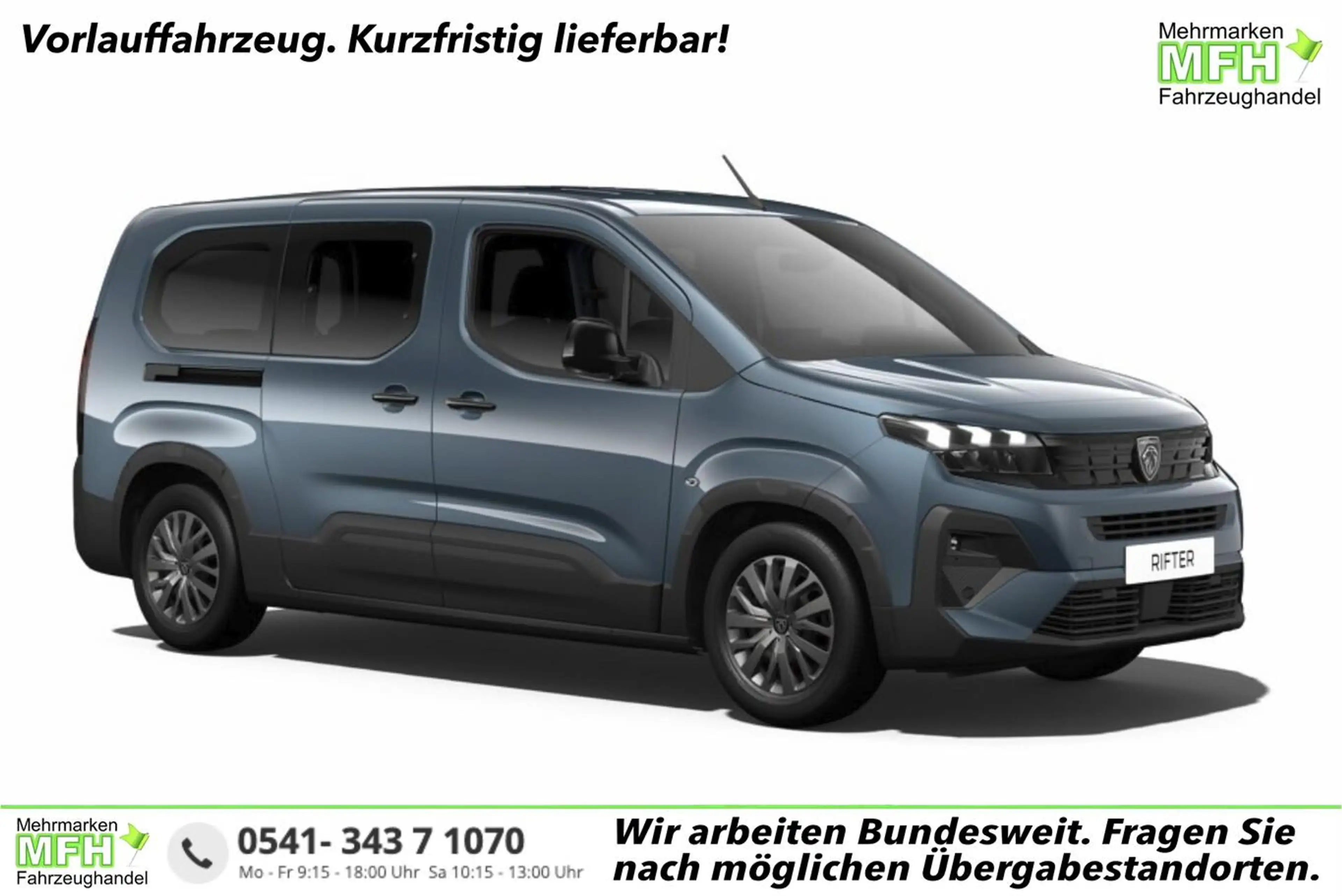 Peugeot Rifter Allure M1 L2 7S StyleP Kam CarP 2xSchiebe 96 kW...