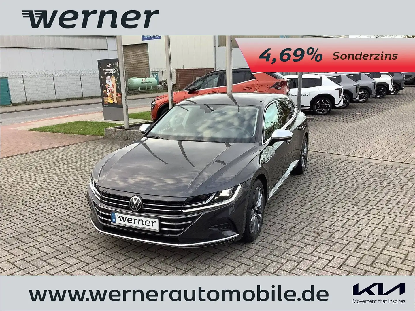 Volkswagen Arteon Shooting Brake 2.0 TDI Elegance Business Grijs - 1