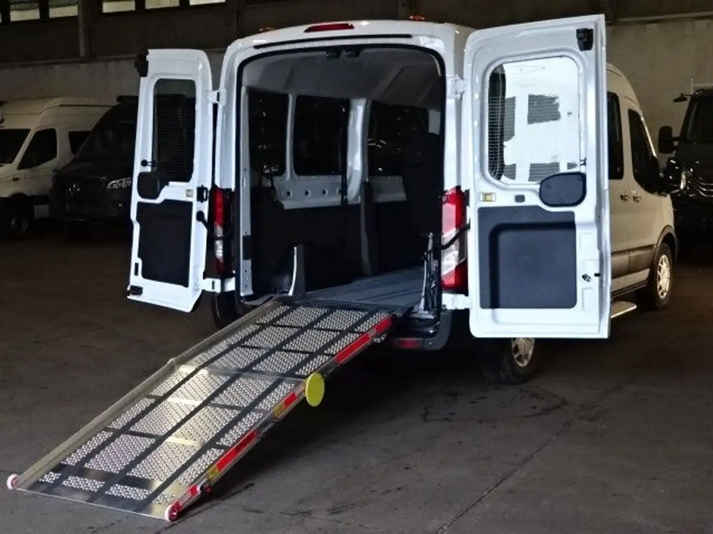 Ford Transit 350L3H2 Trend WiPa Rampe KMP BTW GRA Weiß - 2