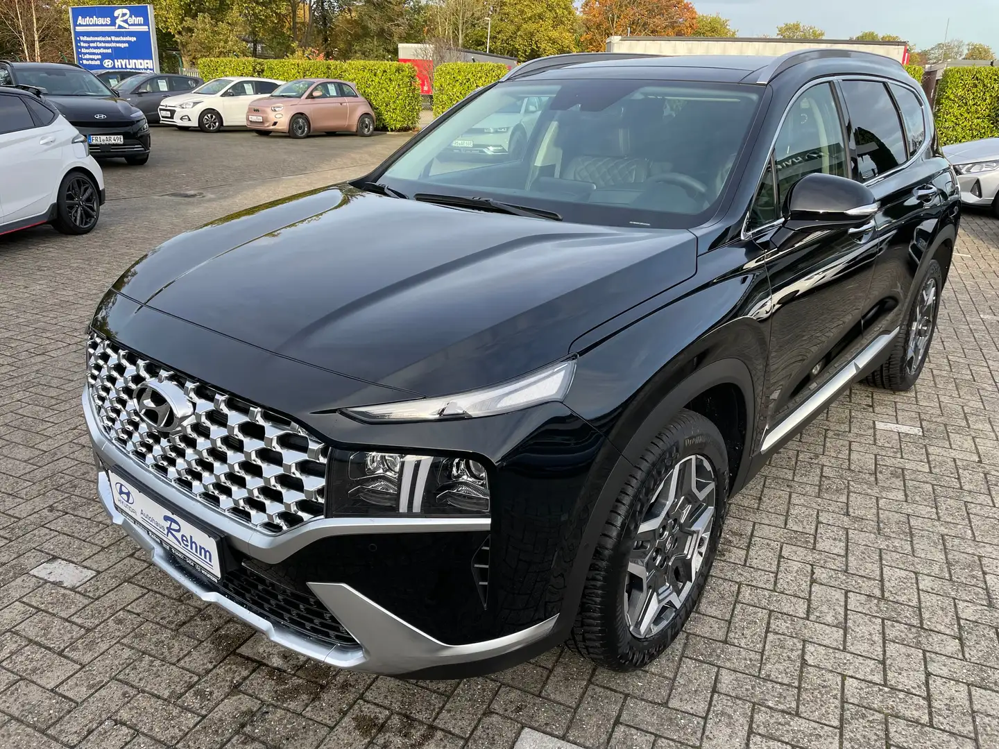 Hyundai SANTA FE 1.6 T-GDi Prime Hybrid 2WD | Pano | 360° | ACC Schwarz - 1