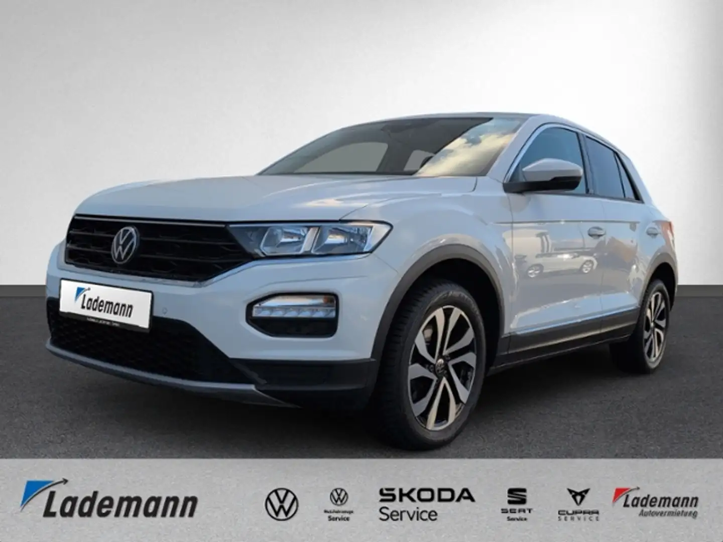 Volkswagen T-Roc 2.0 TDI DSG ACTIVE NAVI+ACC+SIHZ+KLIMAAUTO Weiß - 1