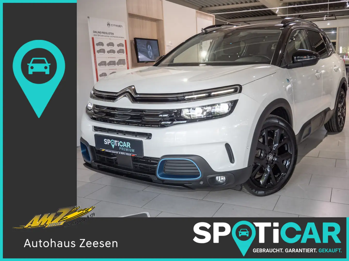 Citroen C5 Aircross Hybrid 225 S&S e-EAT8 Shine Pack Weiß - 1