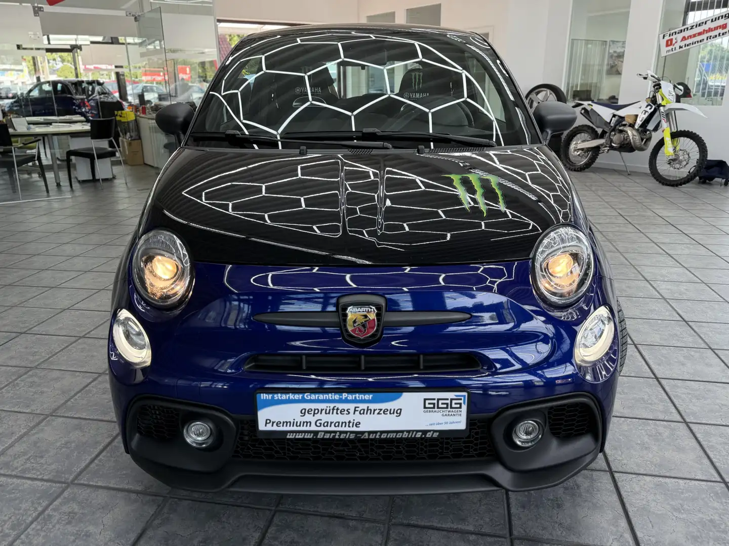 Abarth 595 Monster Energy Yamaha Edition, Klimaaut. Blauw - 2