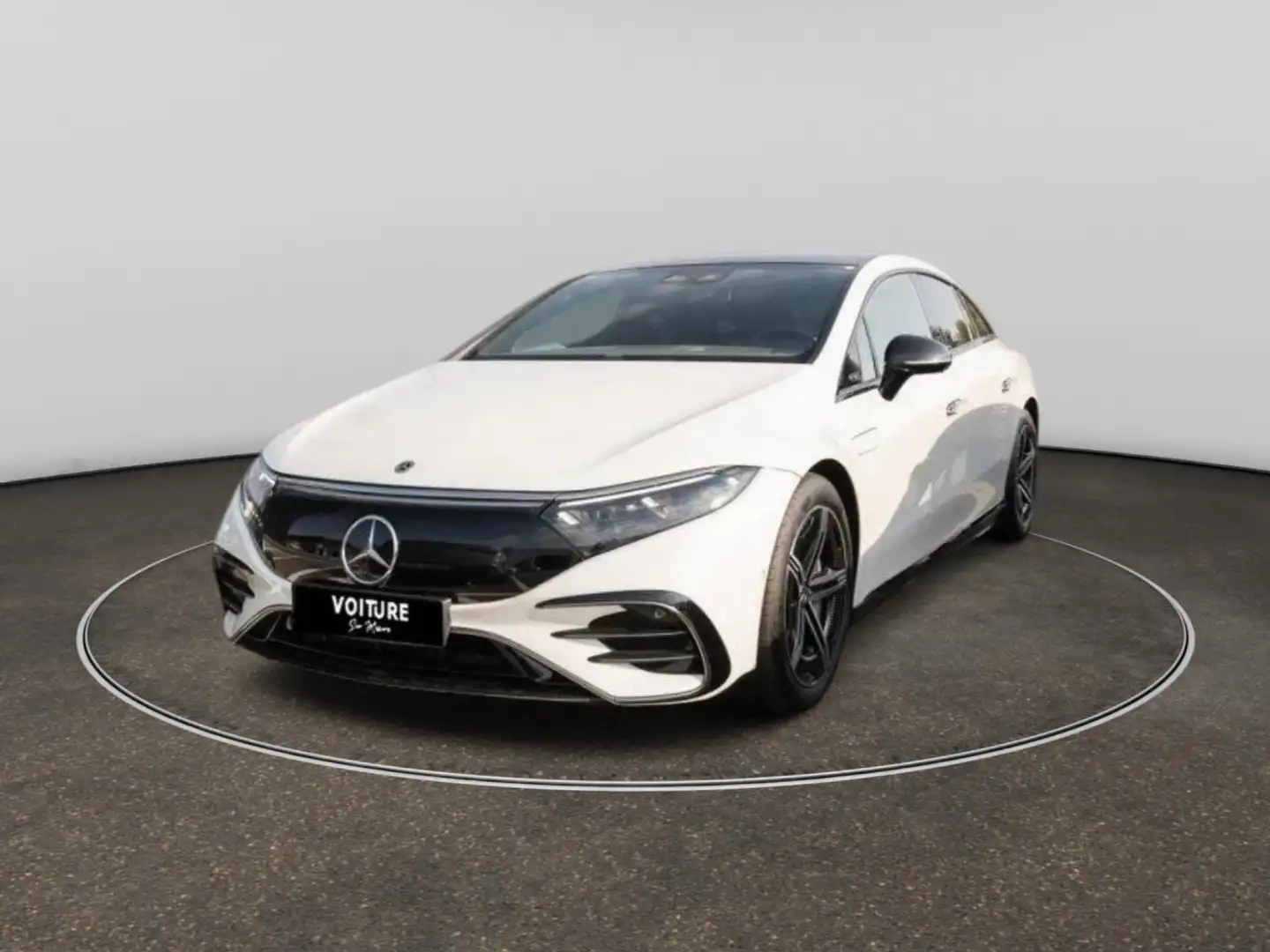 Mercedes-Benz EQS 450+  333ch AMG Line - LOA possible Blanc - 1
