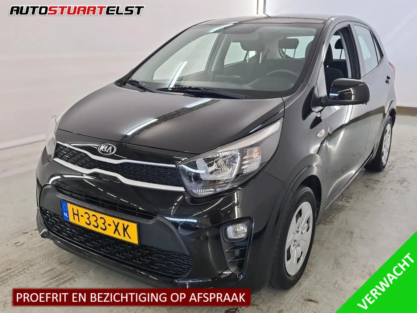 Kia Picanto 1.0 MPi ComfortPlusLine Airco | Carplay | Navi | S Zwart - 1