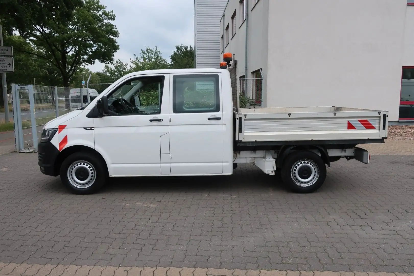Volkswagen T6 Transporter Pritsche Doka / Klima / AHK Fehér - 2