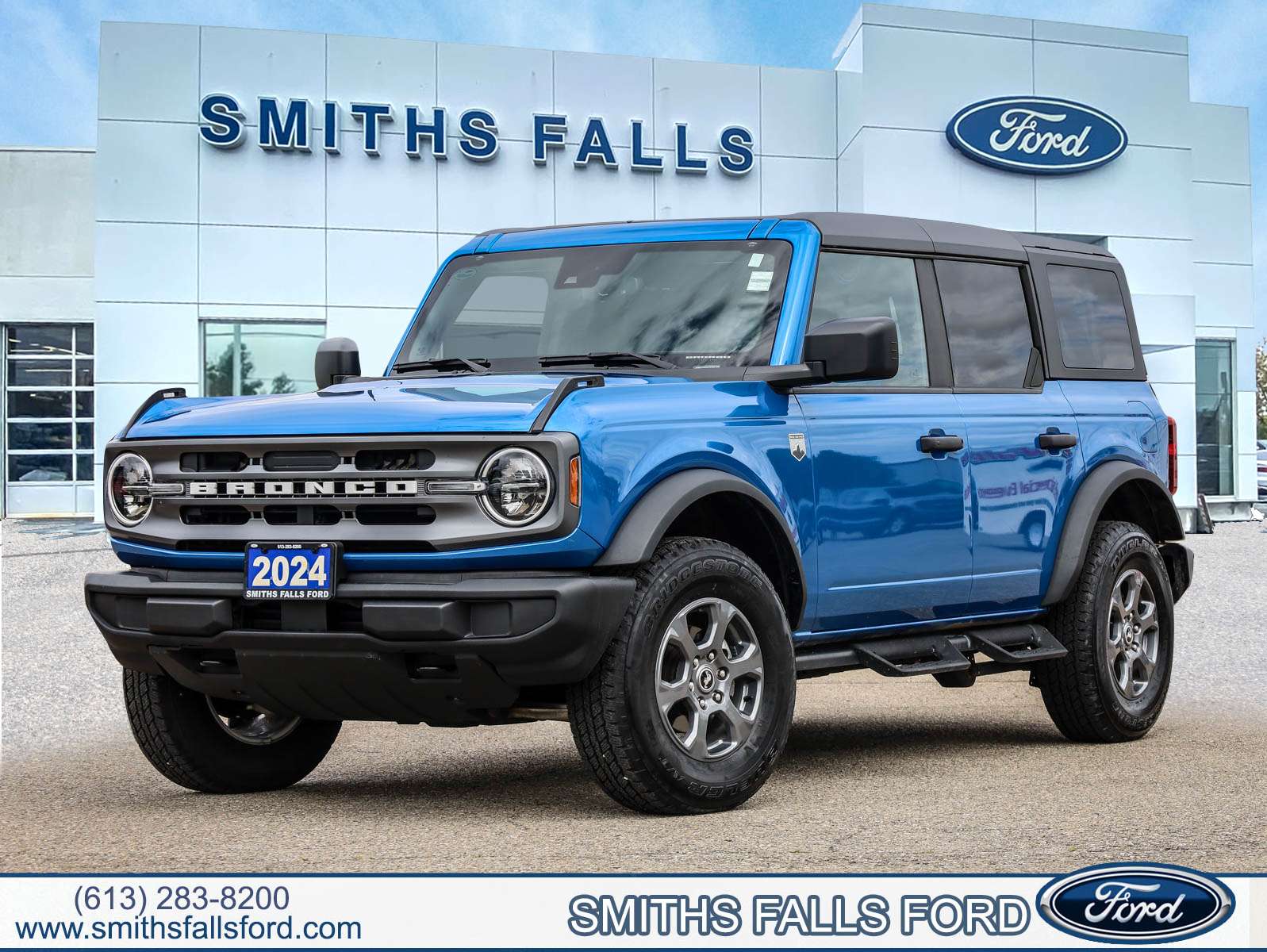 Blue 2024 Ford Bronco SUV / Crossover Four-Wheel Drive