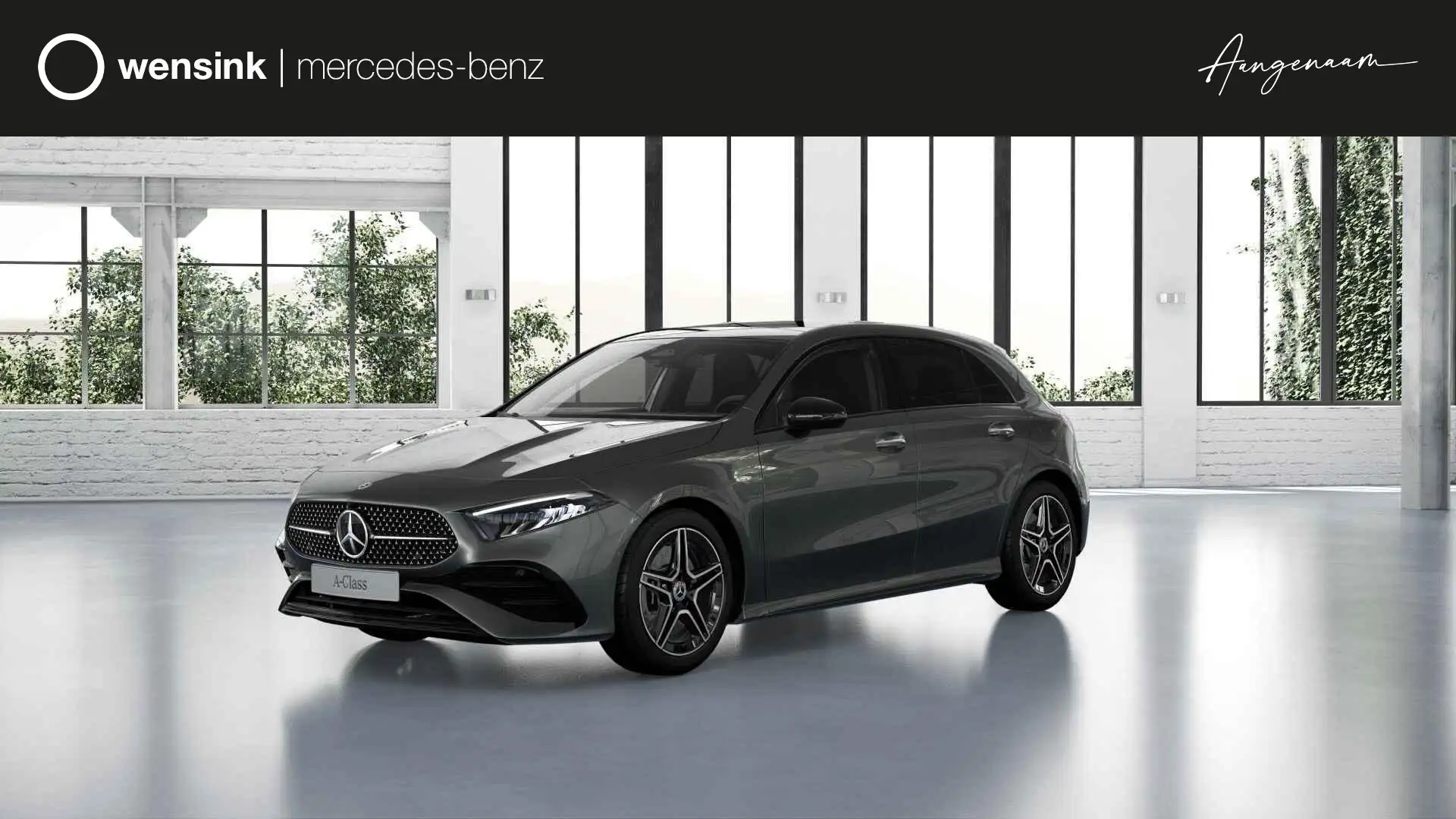 Mercedes-Benz A 250 250e Star Edition AMG Line | Night | Panoramadak | Grijs - 1