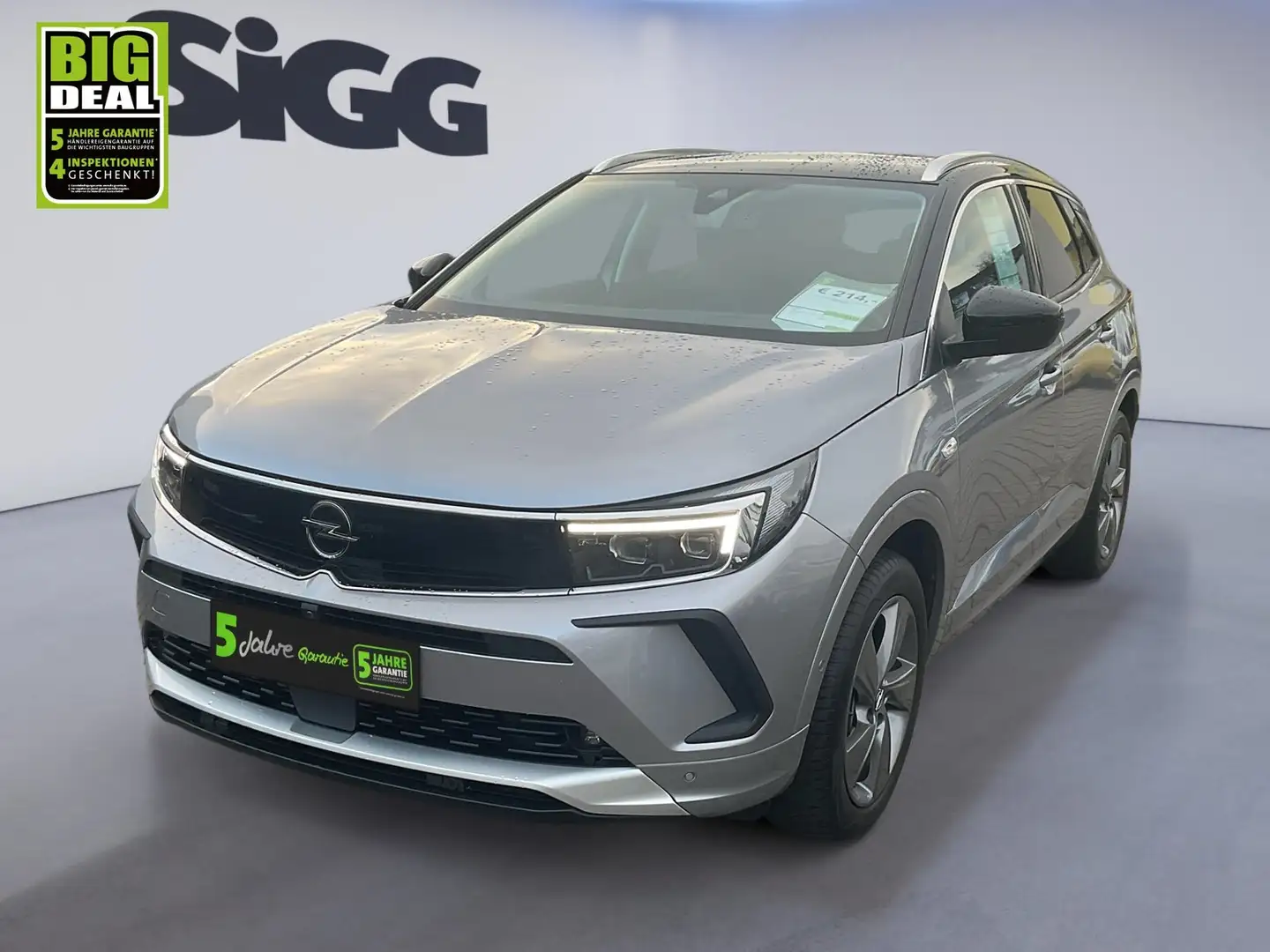 Opel Grandland 1.6 Turbo Ultimate 2xKlima 360 ACC AHK Grau - 2