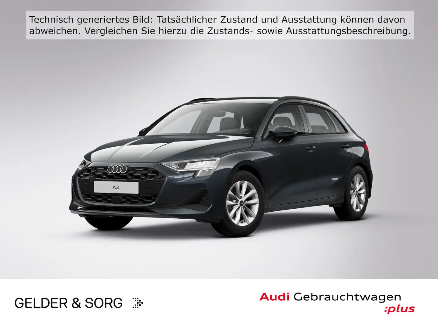 Audi A3 30 TDI RFK*Navi*Sound*Virtual Grau - 1