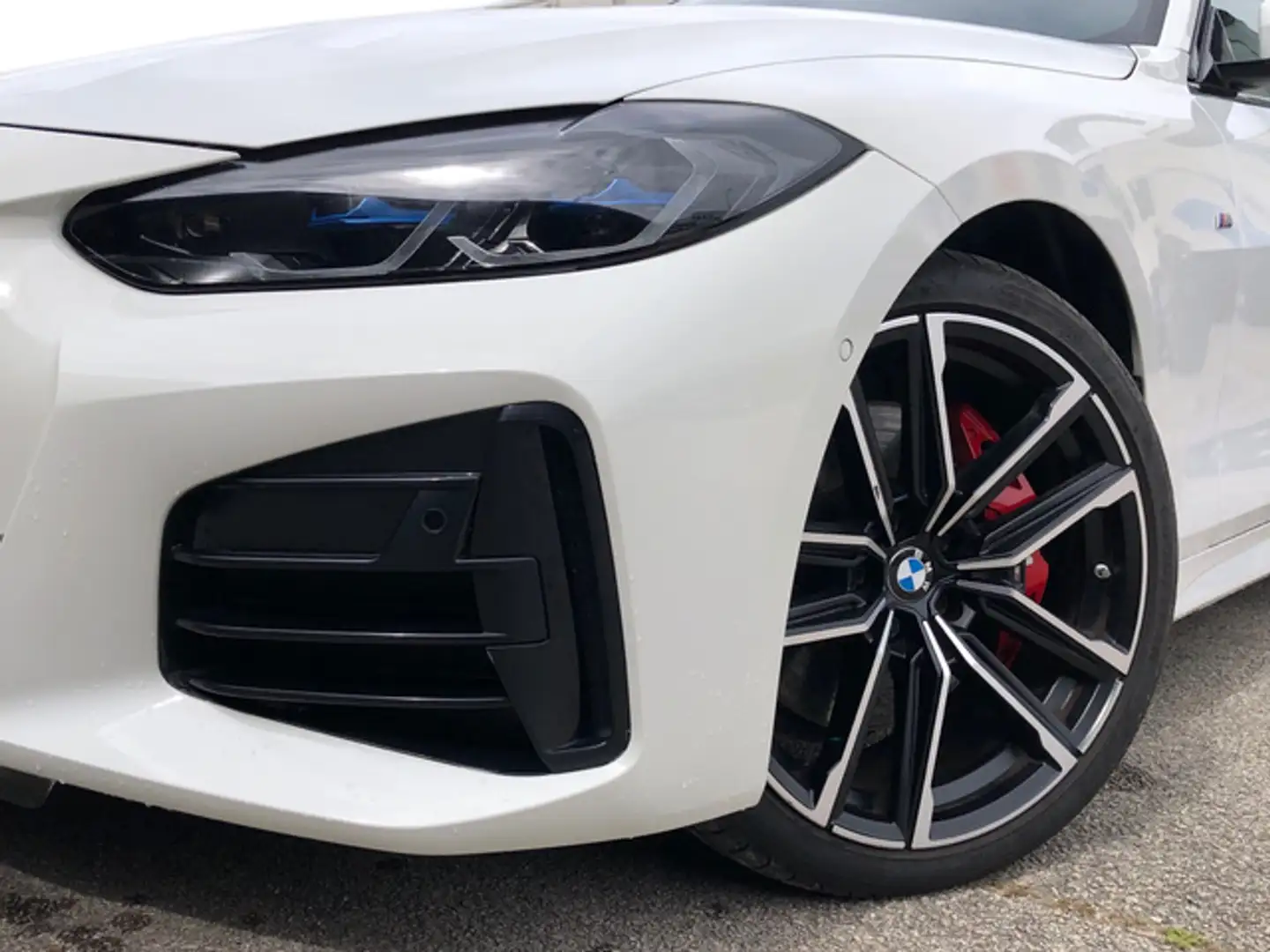 BMW 440 440dA xDrive Cabrio Blanc - 2