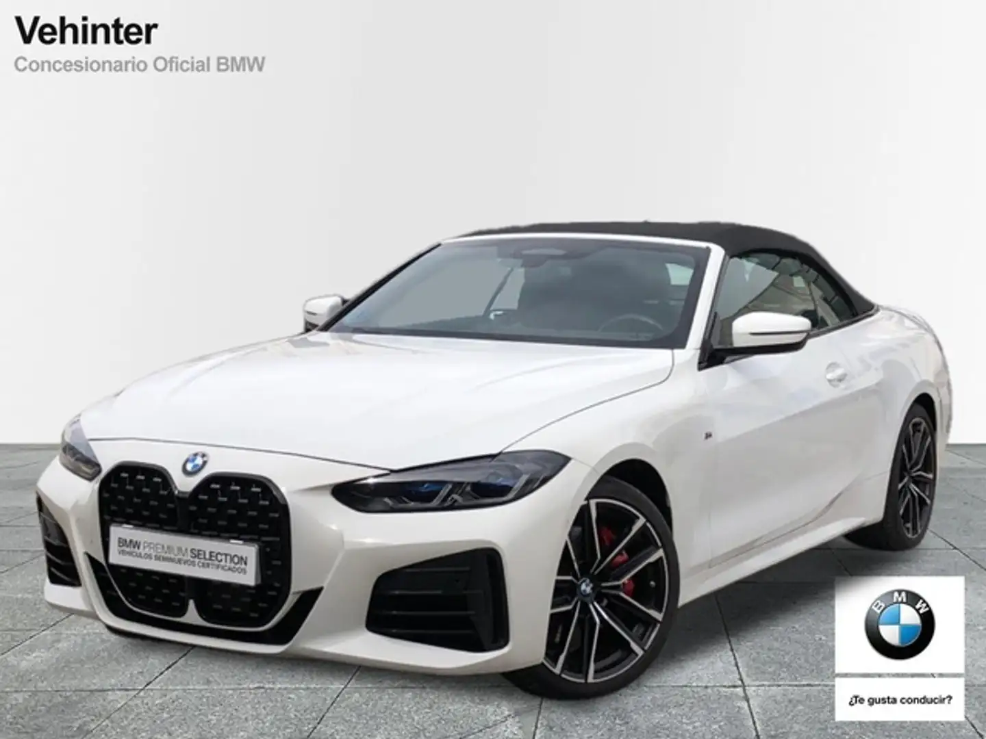 BMW 440 440dA xDrive Cabrio Blanc - 1