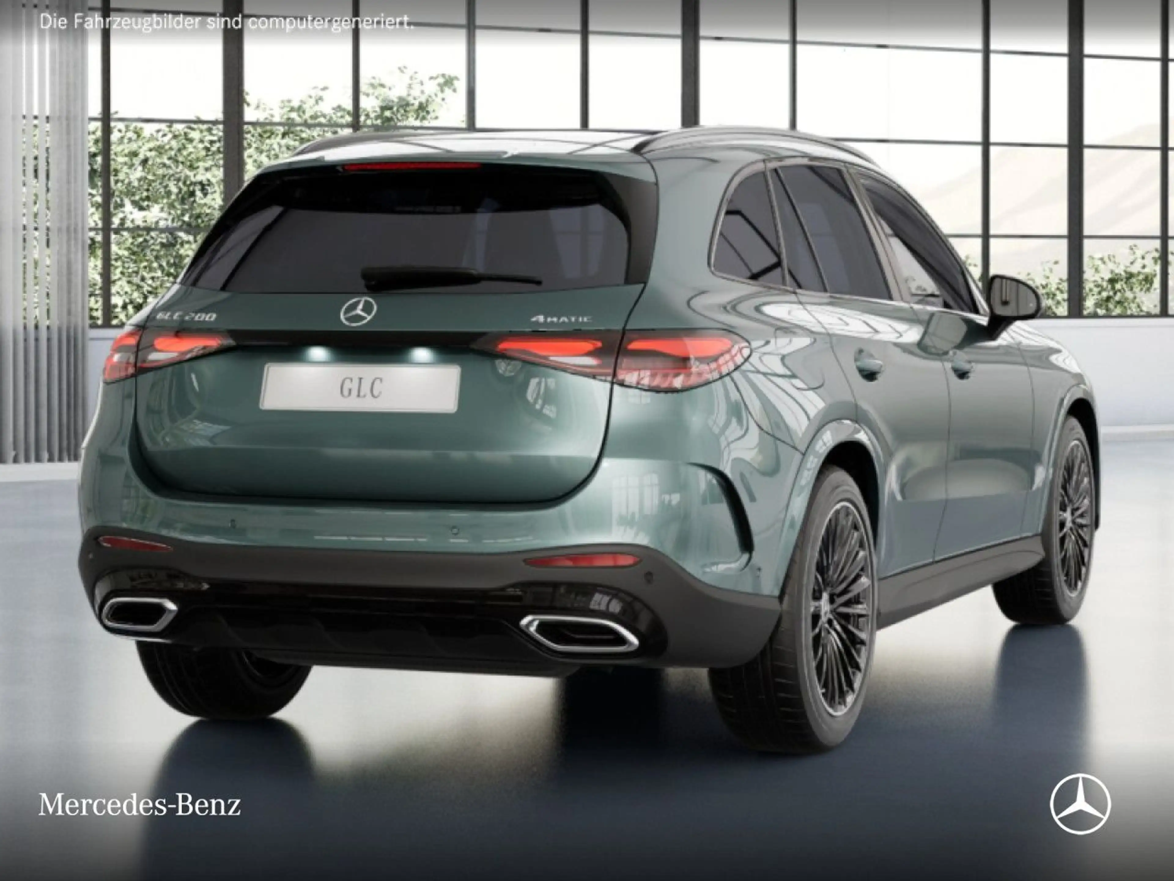 Mercedes-Benz GLC 200 4M AMG+NIGHT+PANO+360+LED+TOTW+KEYLESS+9G — photo 4