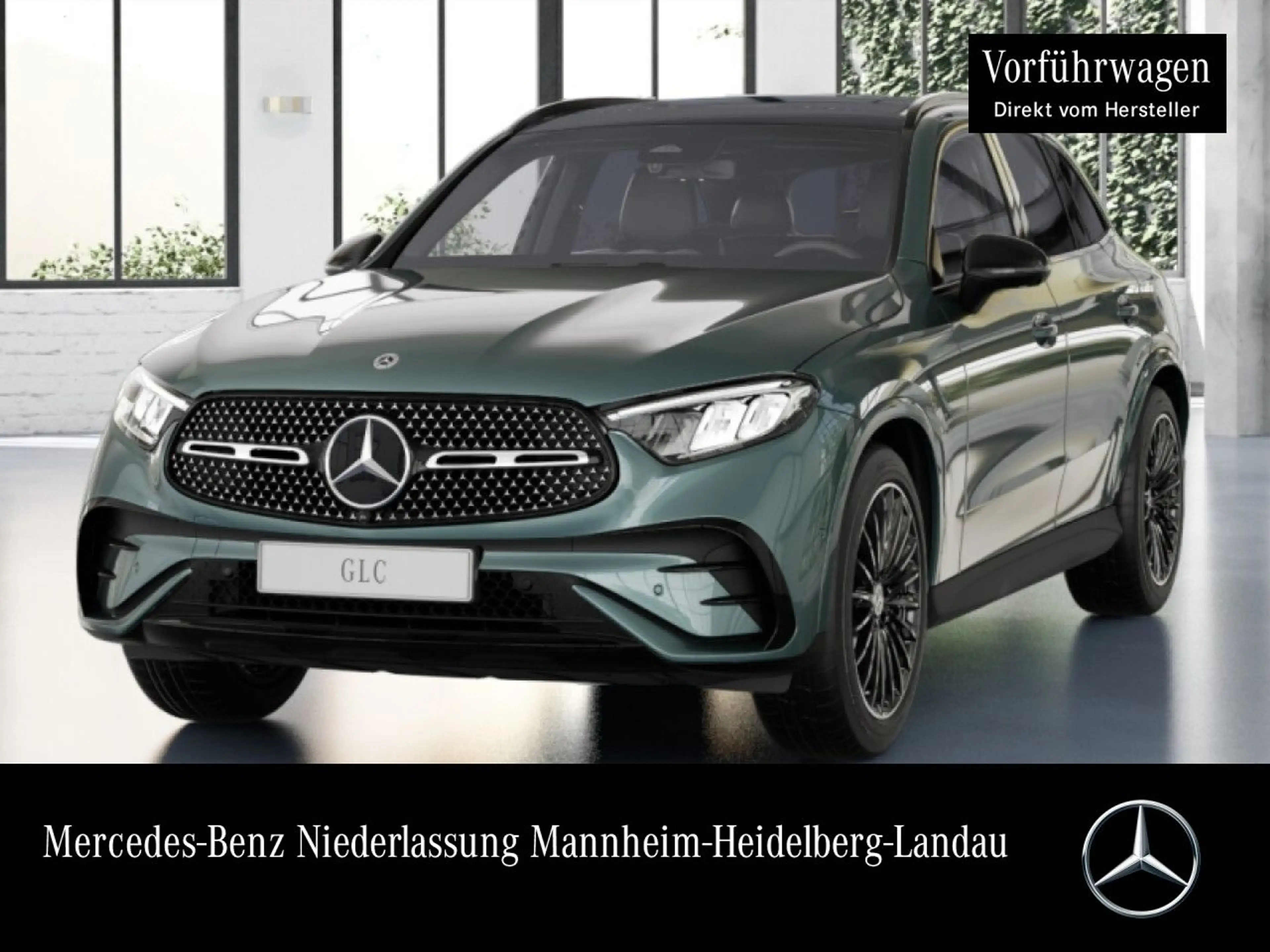 Mercedes-Benz GLC 200 4M AMG+NIGHT+PANO+360+LED+TOTW+KEYLESS+9G