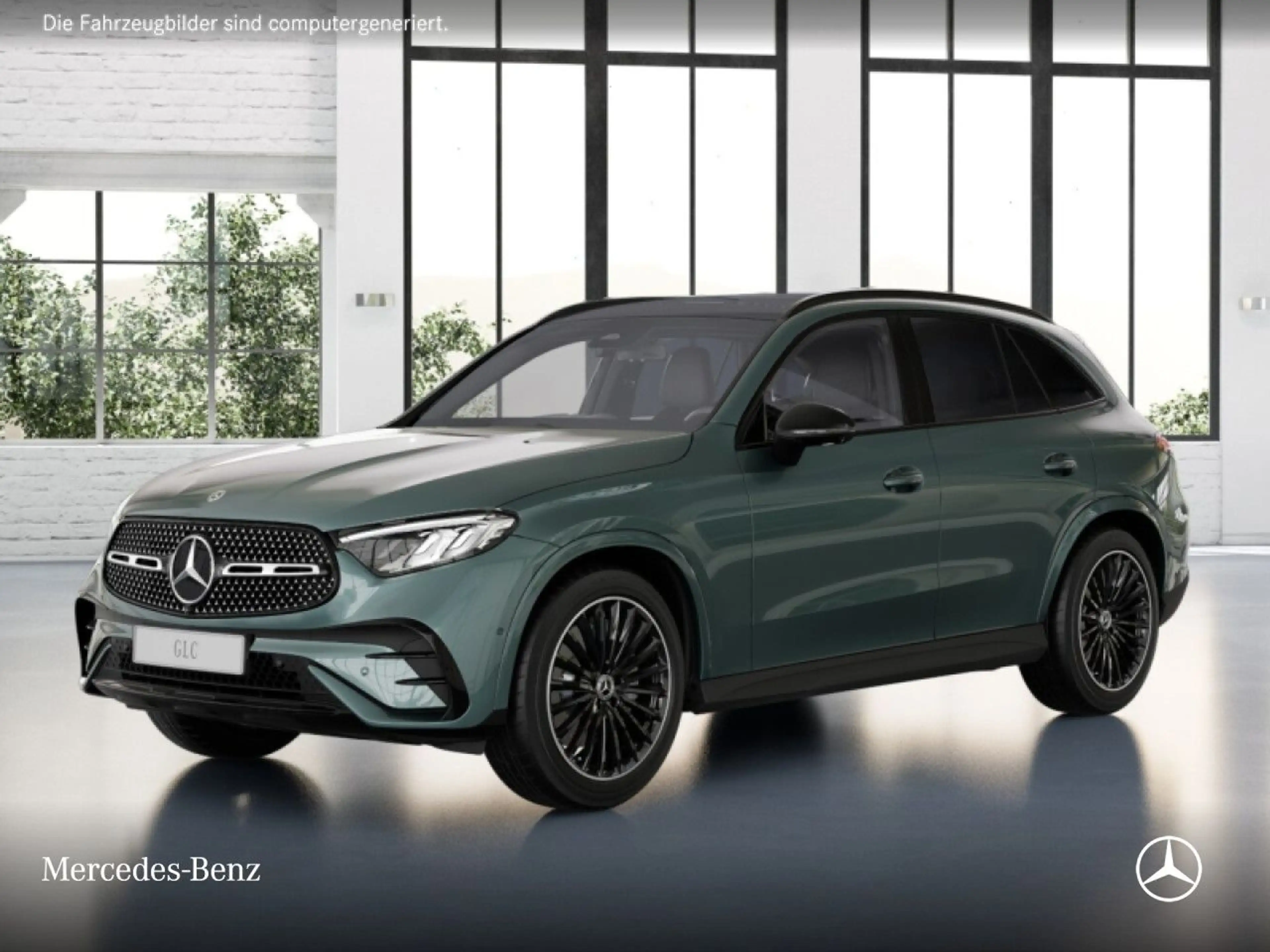 Mercedes-Benz GLC 200 4M AMG+NIGHT+PANO+360+LED+TOTW+KEYLESS+9G — photo 13