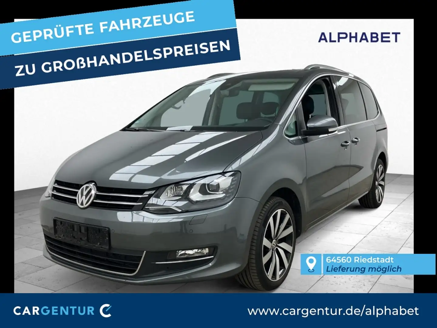 Volkswagen Sharan 1.4 TSI Highline 7Sitz Dynaudio Pano Gris - 1