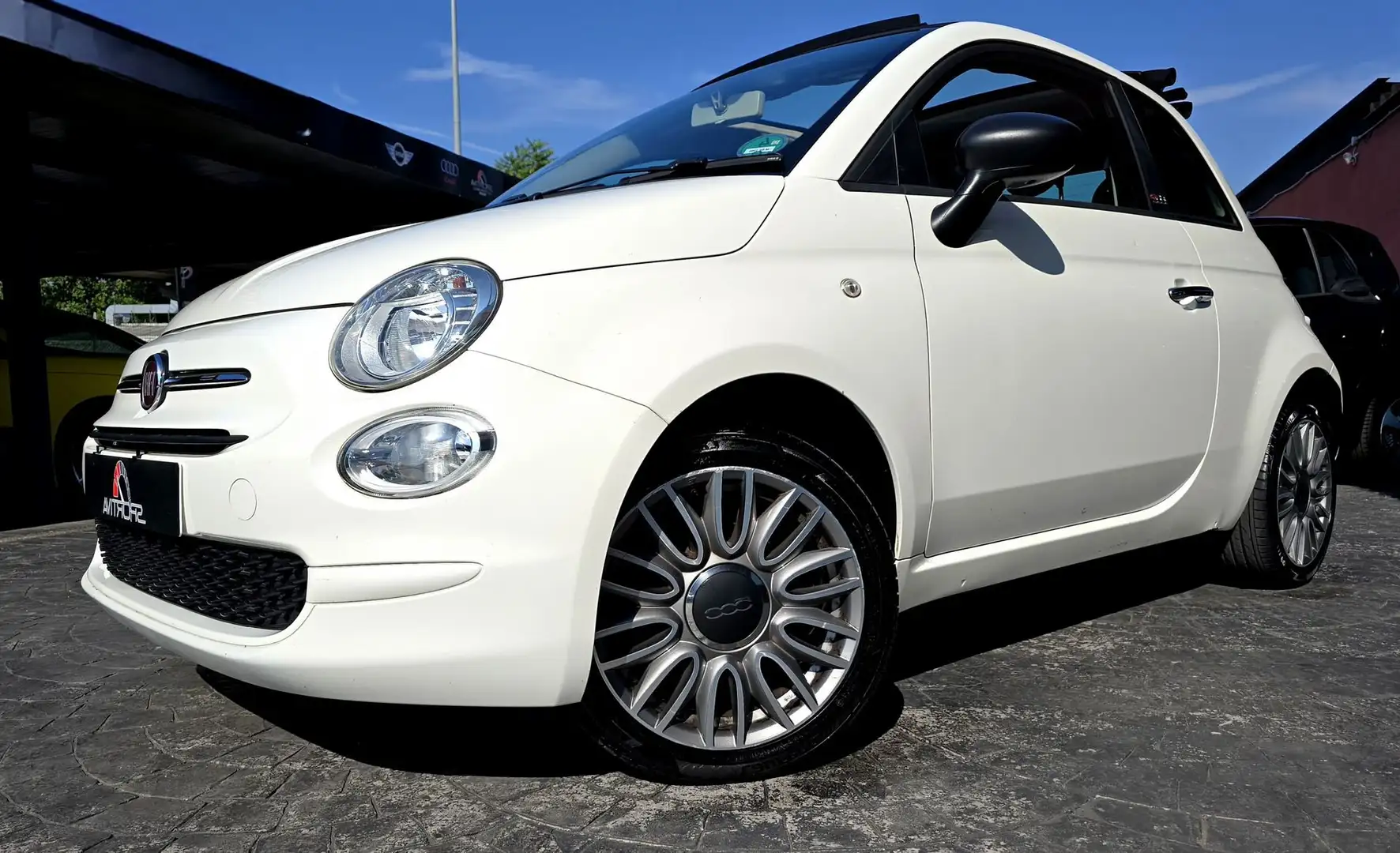 Fiat 500C CABRIO CERCHI SPORT UNIPRO! Wit - 1