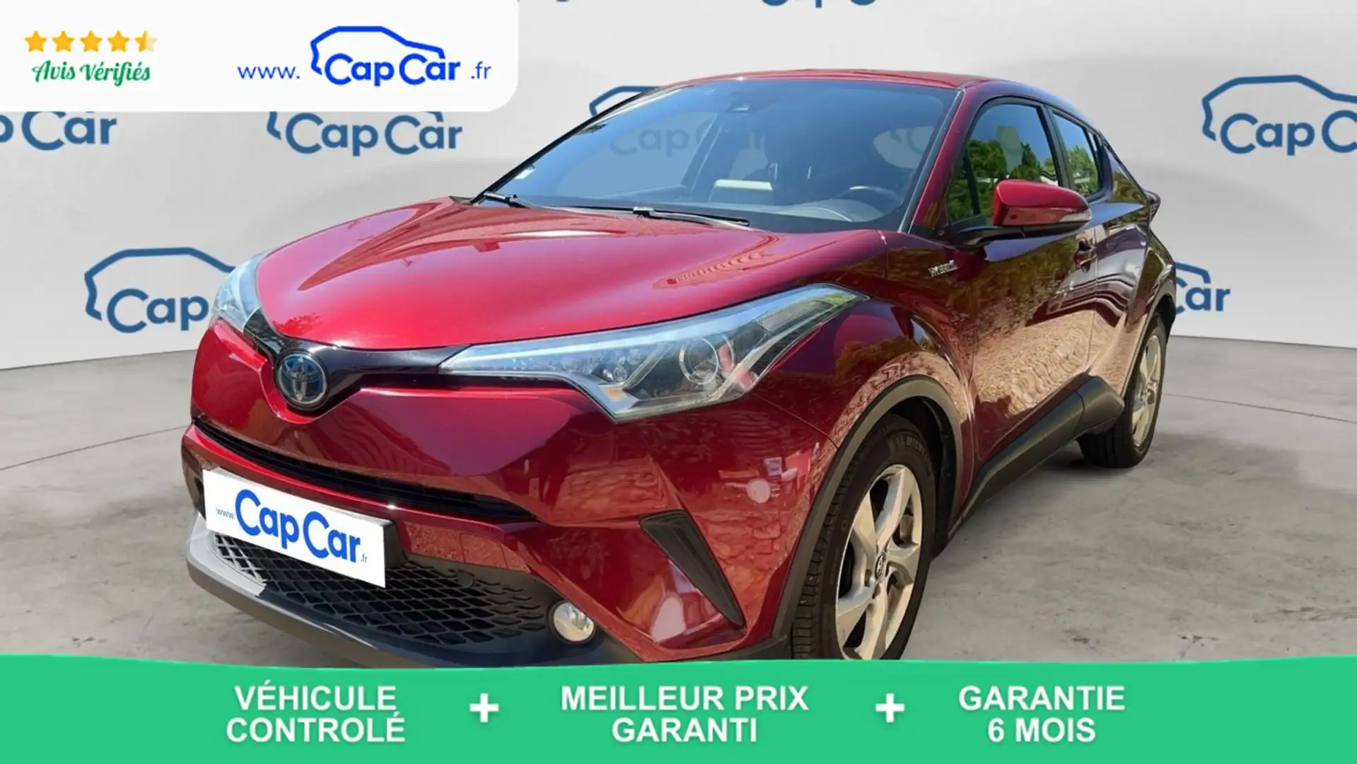Toyota C-HR (1) 1.8 VVT-i 122 Hybrid CVT Dynamic - Entretien c Rouge - 1
