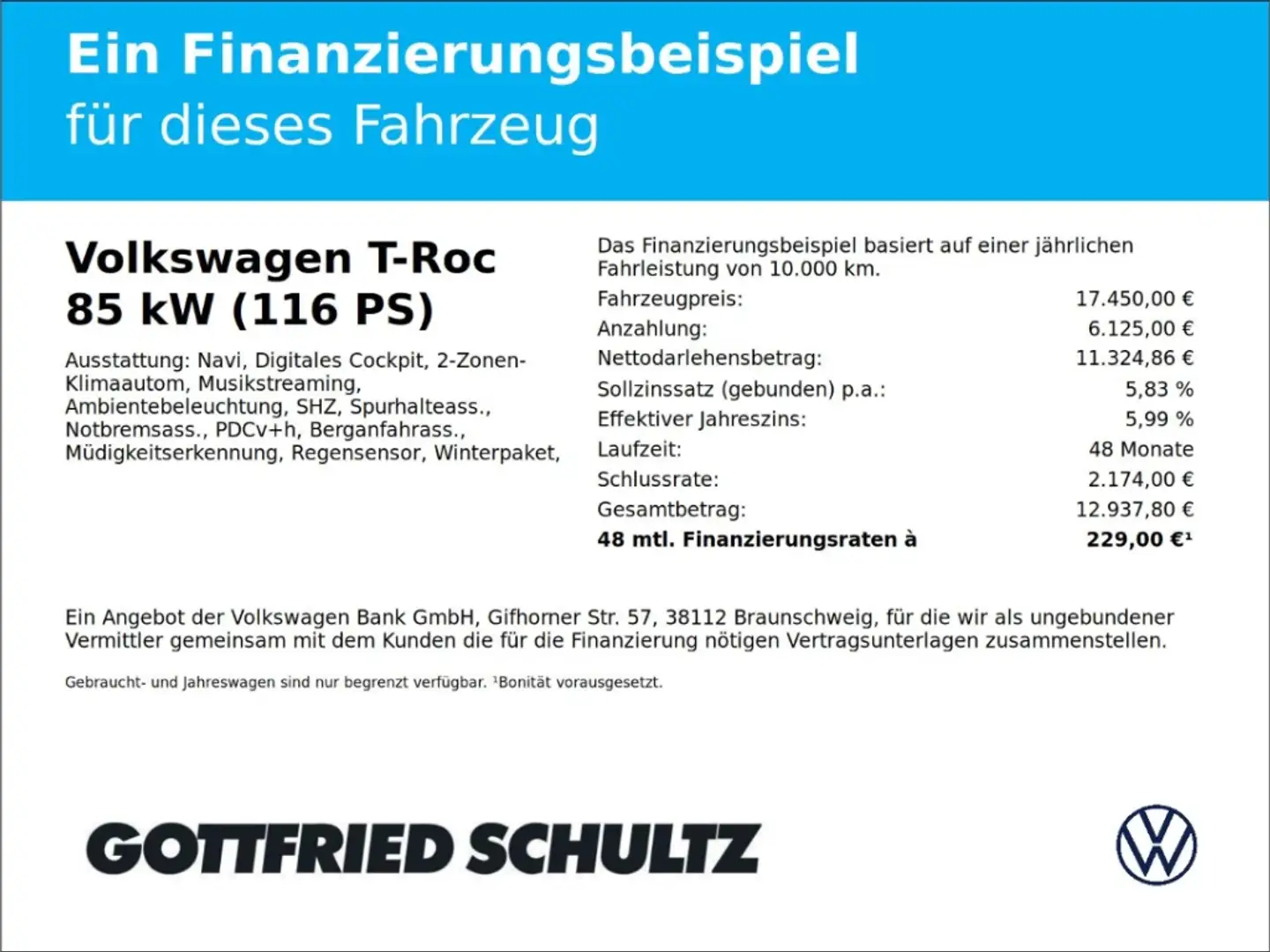 Volkswagen T-Roc Style 1.0 TSI Navi AID Sitzheizung Parkpilot Blanc - 2