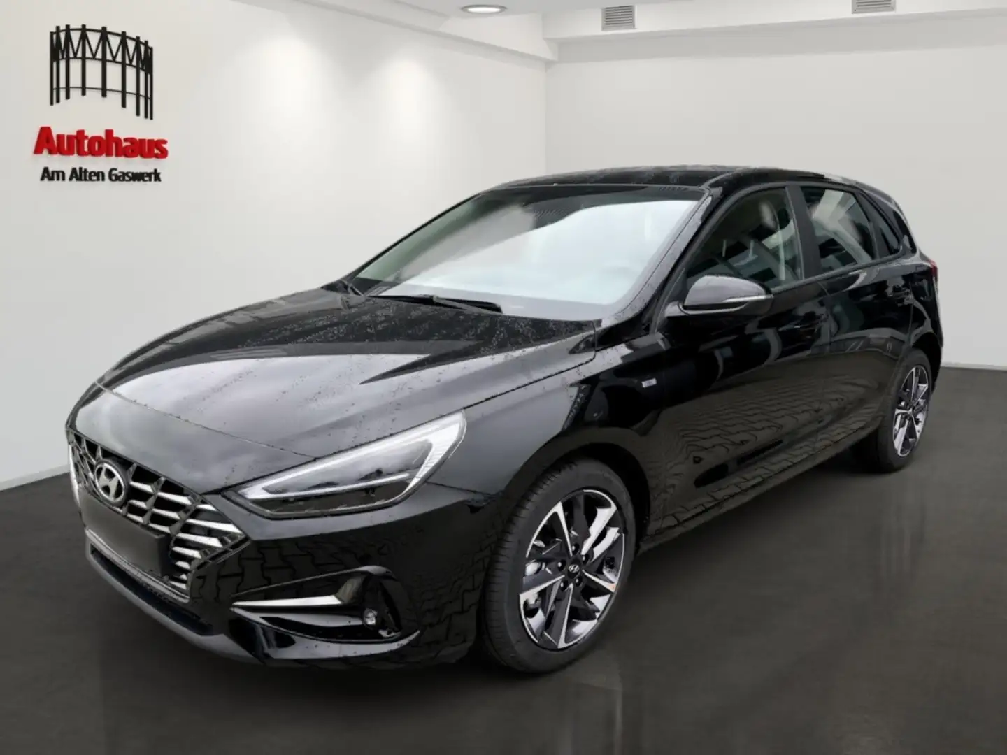 Hyundai i30 AUTOMATIK+NAVI+LED+KLIMAAUT+SITZHZG+LENKRADHZG Schwarz - 1