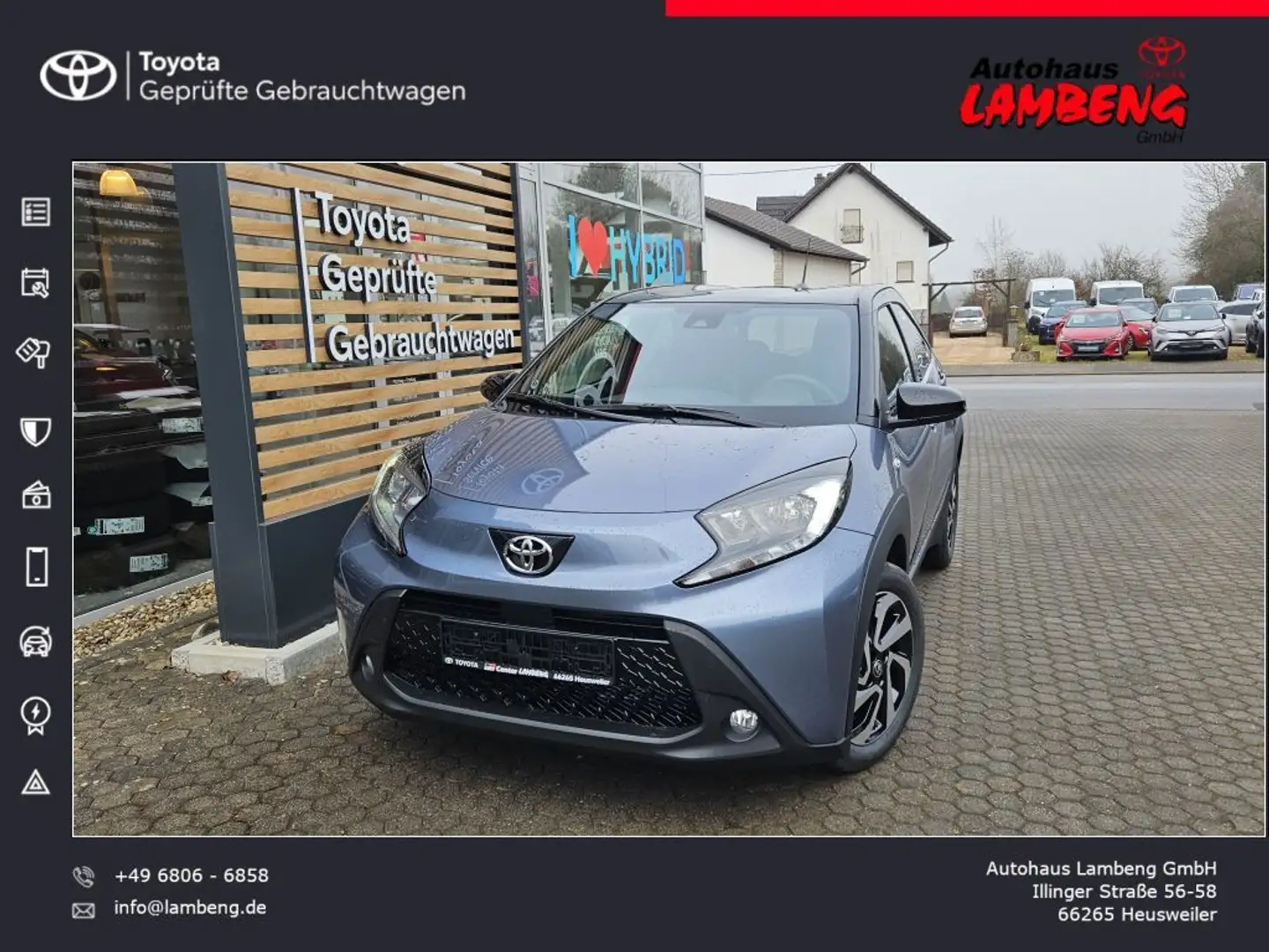 Toyota Aygo X Teamplayer Gris - 1