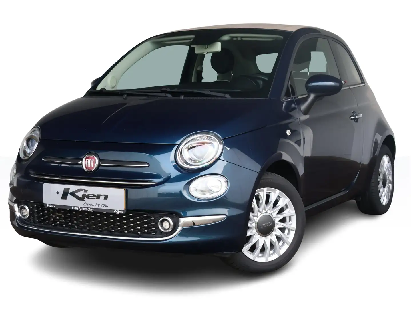 Fiat 500C 0.9 TwinAir Turbo Lounge | Groot Navi | Cruise Con Blauw - 1