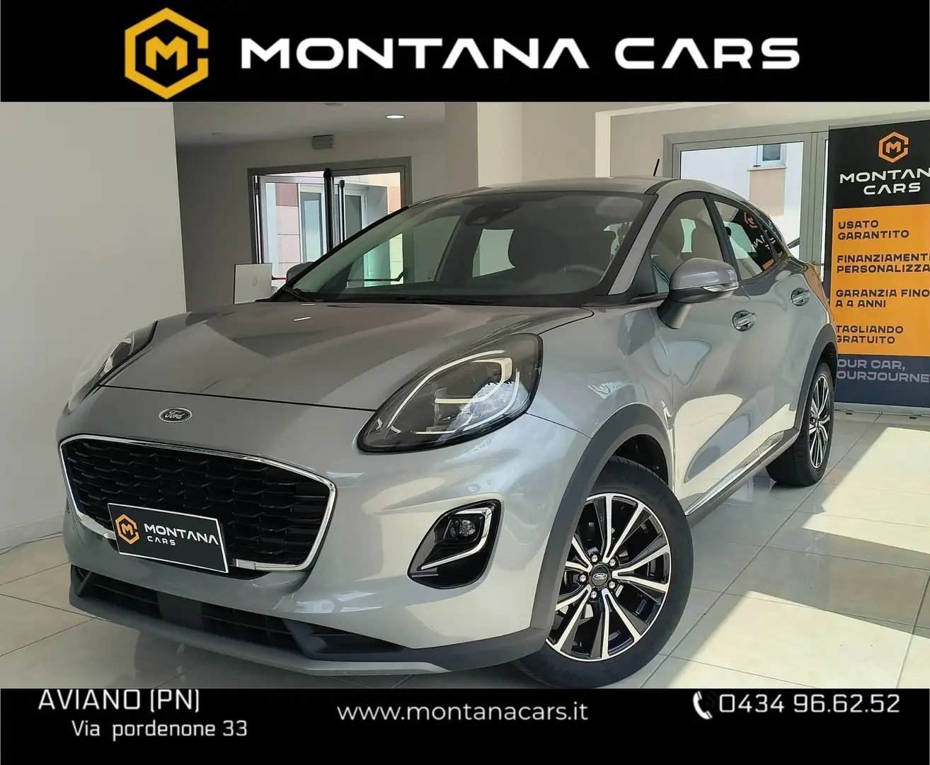 Ford Puma Puma 2022 1.0 ecoboost h Titanium *GOMME NUOVE* Grau - 1