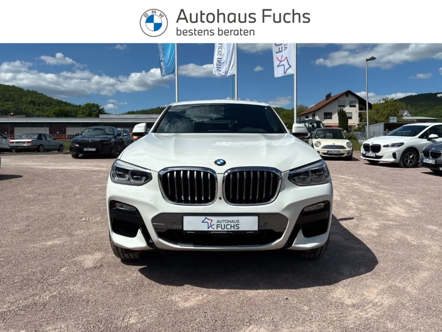 BMW X4 xDrive30i M Sportx ACC DA+mit ACC AdaptFwk HUD Sta Weiß - 2