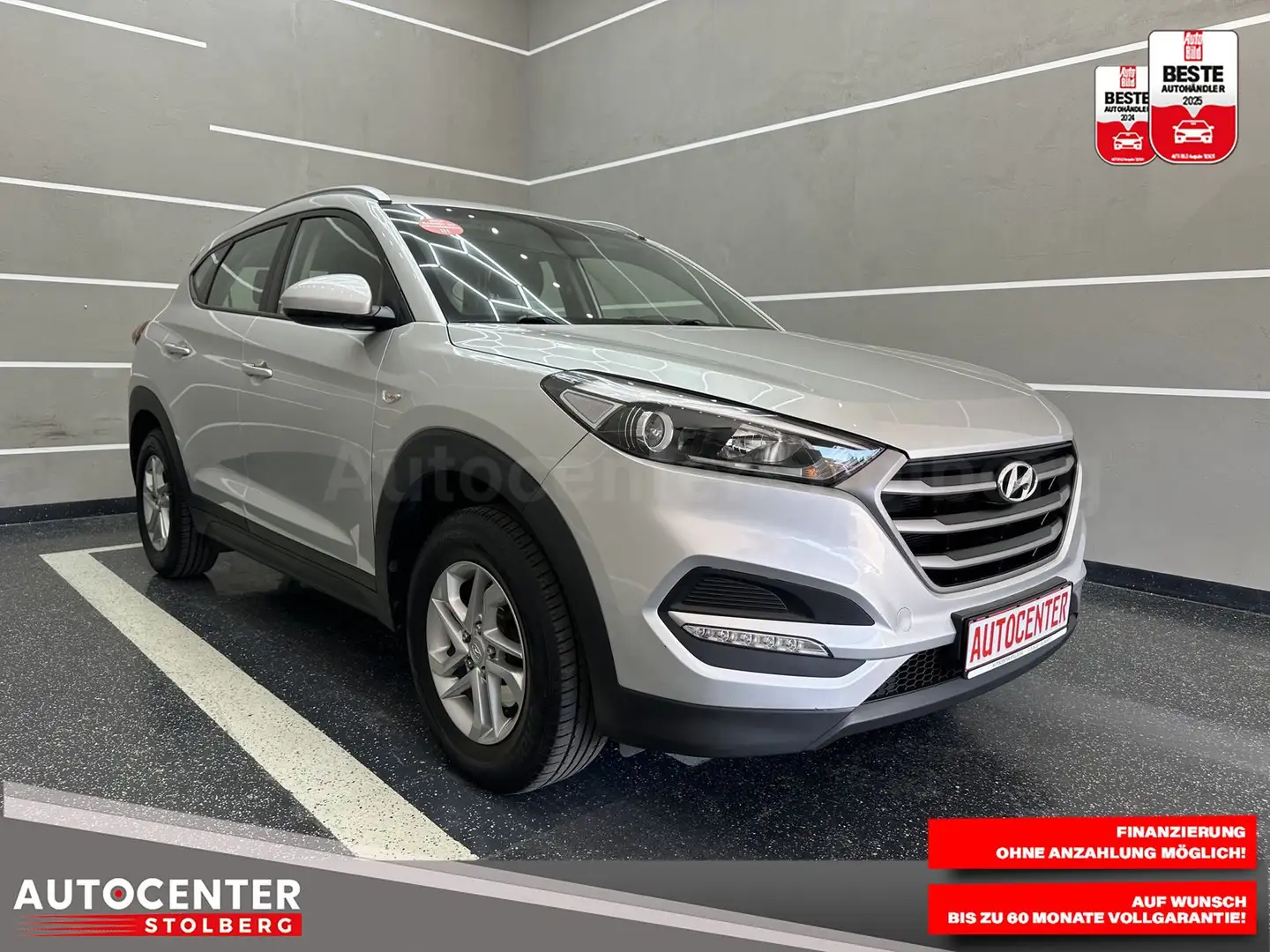 Hyundai TUCSON blue Classic 2WD "NAVI-SITZH-CAM-MULTI" Silber - 2
