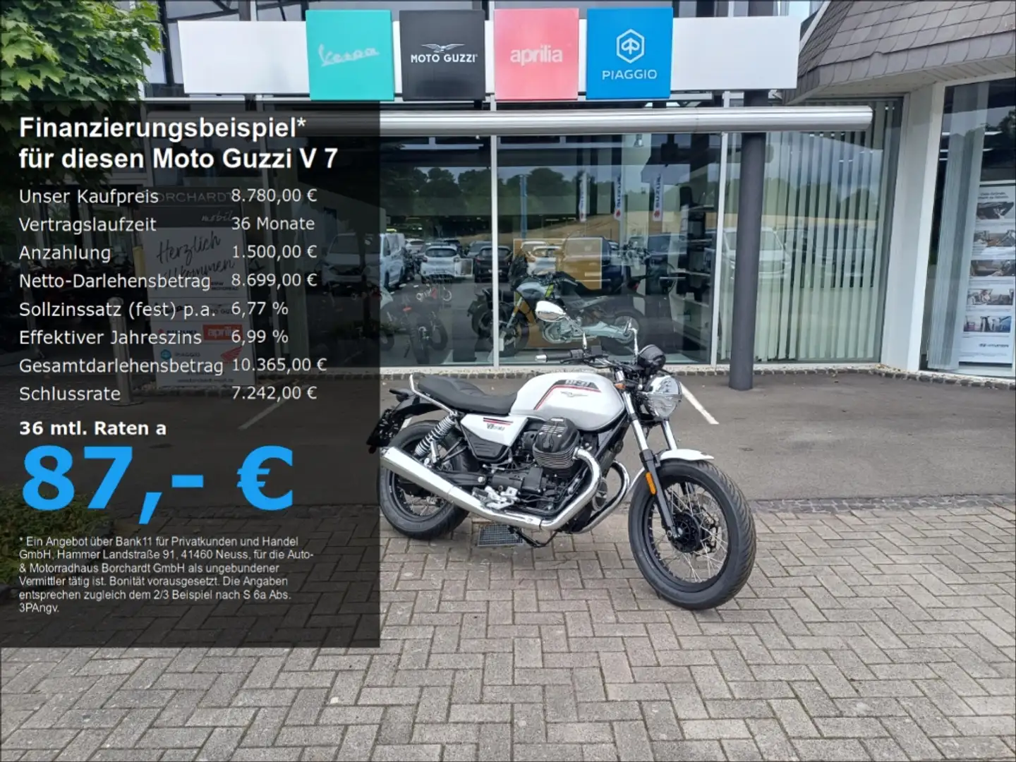 Moto Guzzi V 7 *Special*E5+*Weiß*67 PS* Biały - 1