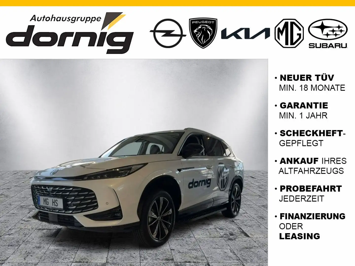 MG HS PHEV Luxury MY24 Weiß - 1