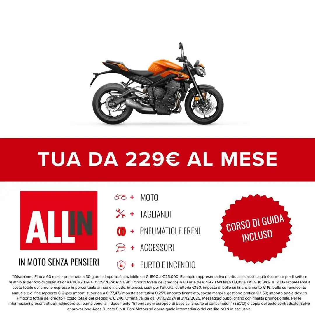 Triumph Street Triple 765 R 35kw Portocaliu - 2