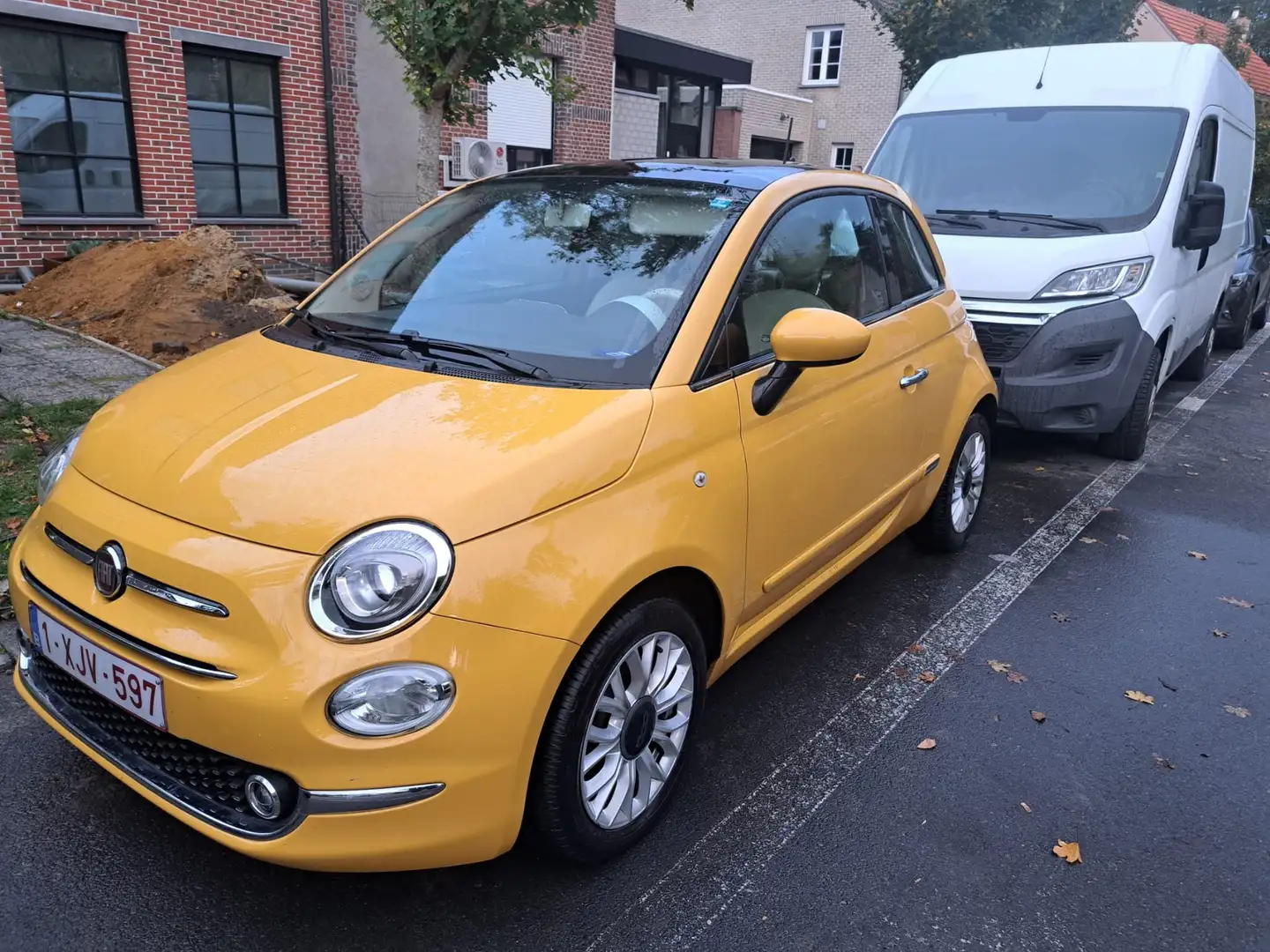 Fiat 500 500 1.2 Pop Jaune - 1