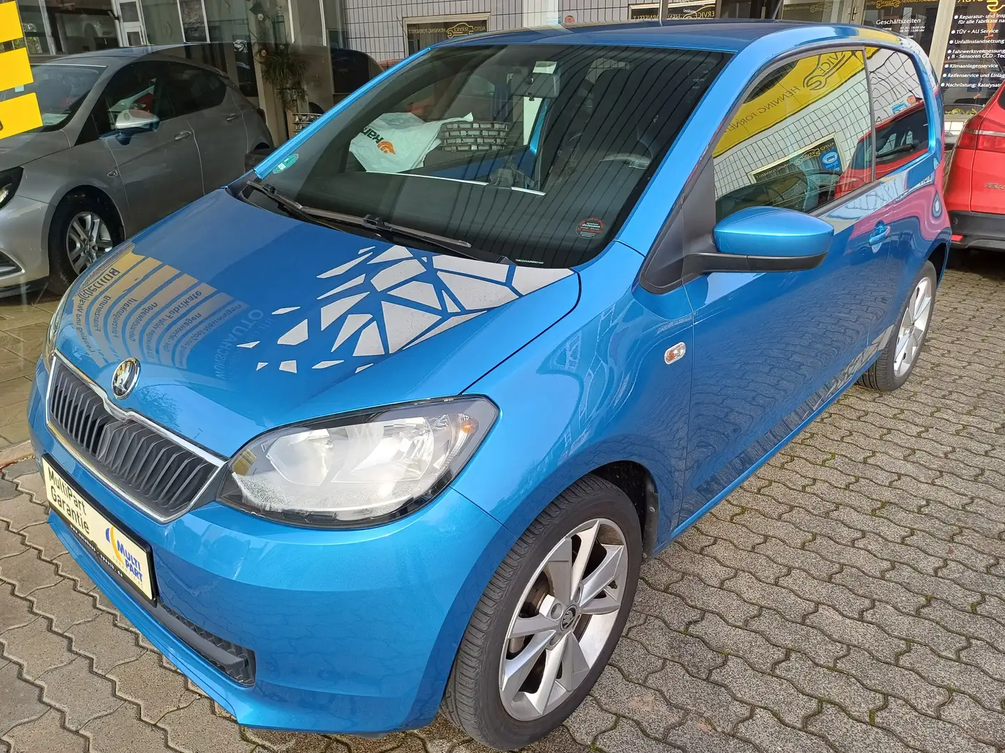 Skoda Citigo Citigo 1.0 MPI FUN LM SZH nur 37Tkm Blau - 1