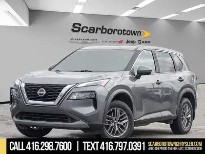 Gray 2023 Nissan Rogue S FWD SUV / Crossover Front-Wheel Drive Continuously Variable Transmission
