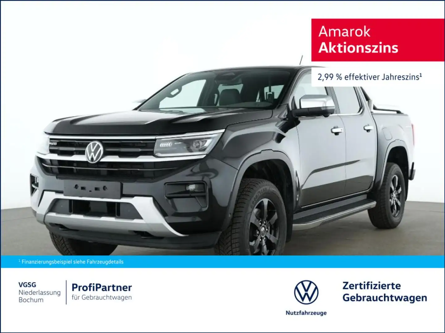 Volkswagen Amarok DC Style 4Motion Standhzg. Navi AHK IQ LED Schwarz - 1