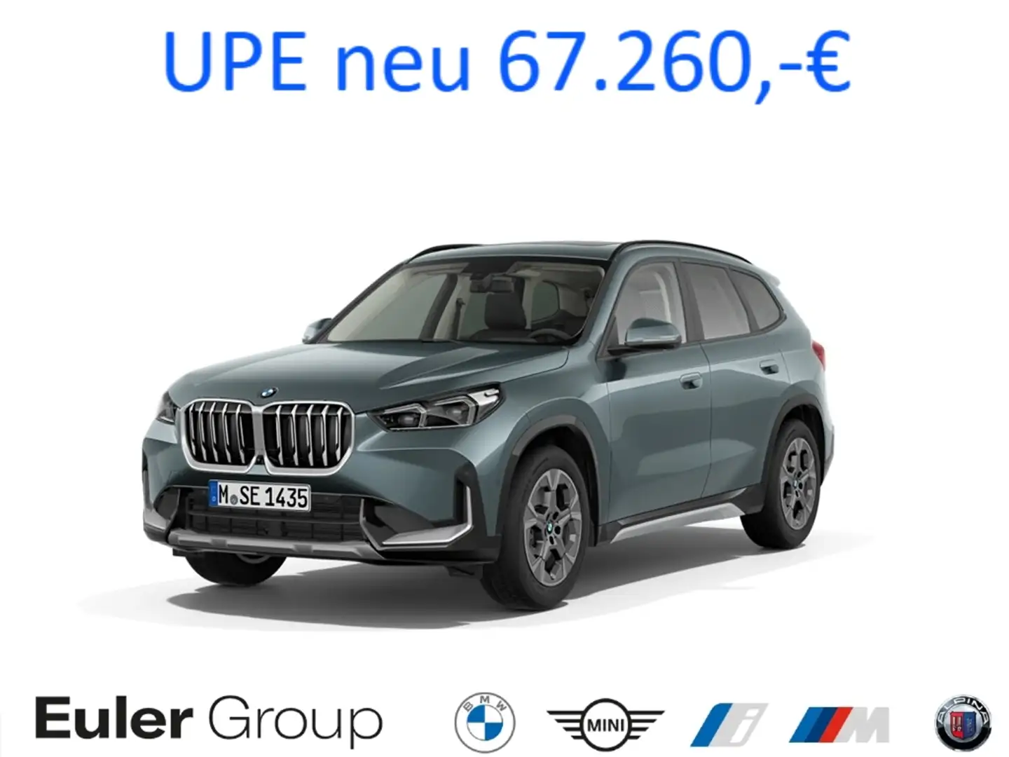BMW X1 xDrive23d xLine AHK Pano H/K HUD el.Aktiv-/Sportsi Grün - 1