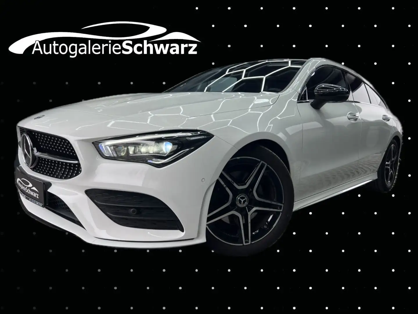 Mercedes-Benz CLA 220 8G AMG NIGHT BEAM DIST+AUGR 360°PANO Blanc - 1