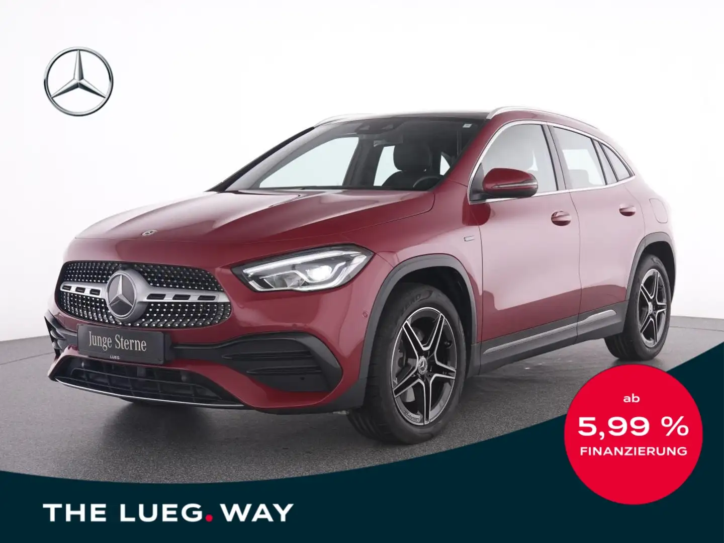 Mercedes-Benz GLA 250 e AMG+MBUX+Nav+Pano+LED-HP+EHeck+DAB+RFK Piros - 1